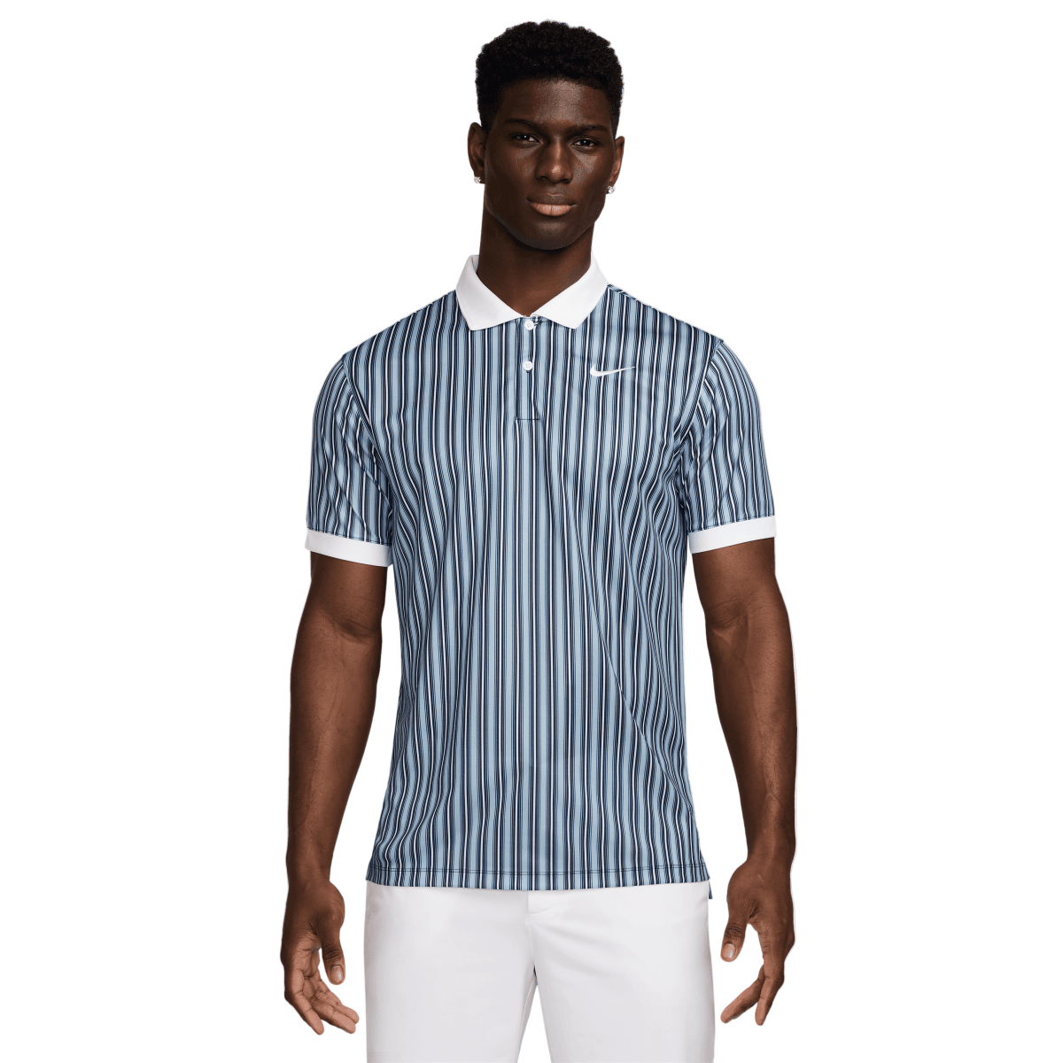 Nike Dri - Fit Victory+ Mens Polo Shirt - Light Armoury Blue / White - Nike Golf