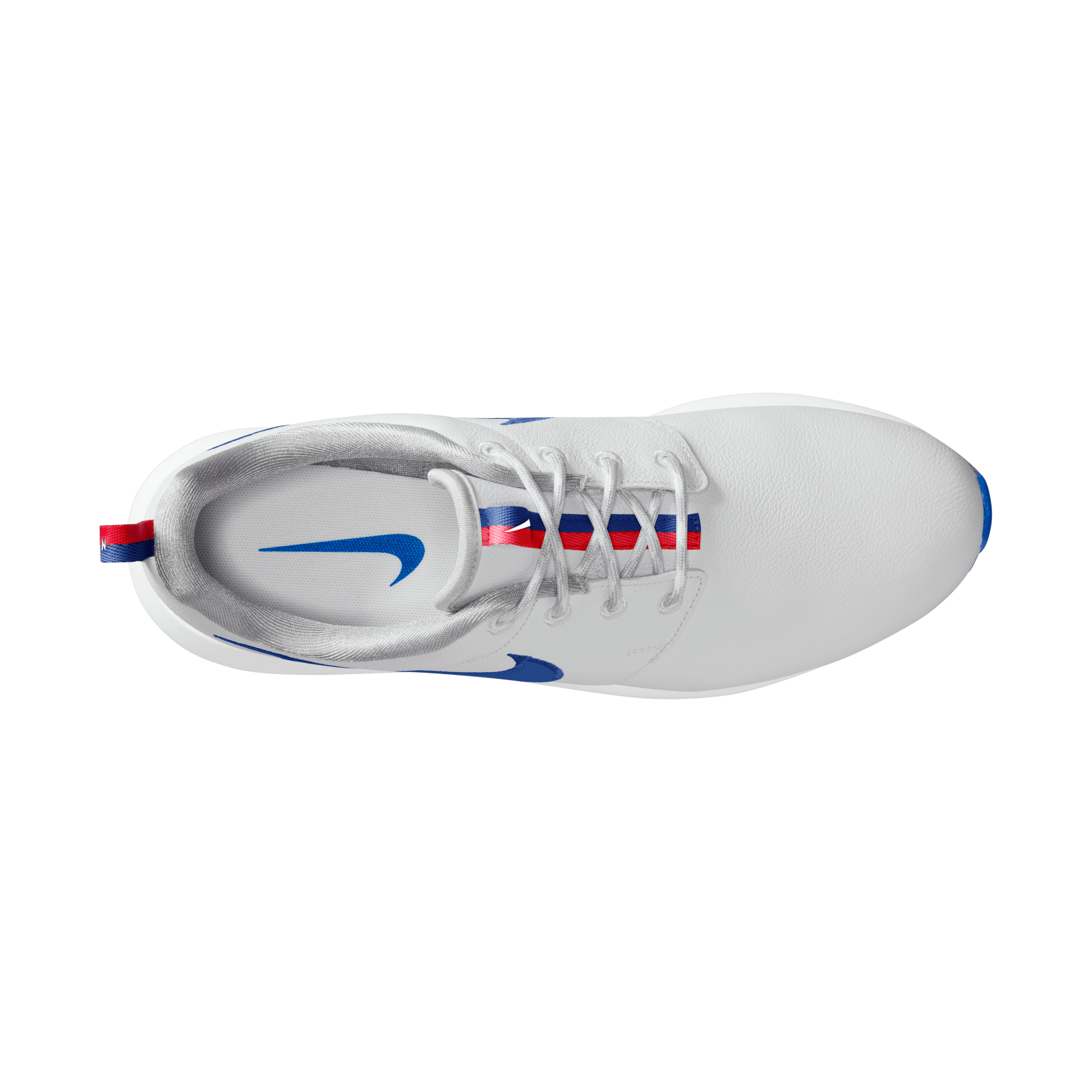 Nike Roshe Premium G Golf Shoe - Off White / Old Royal / Fire Red