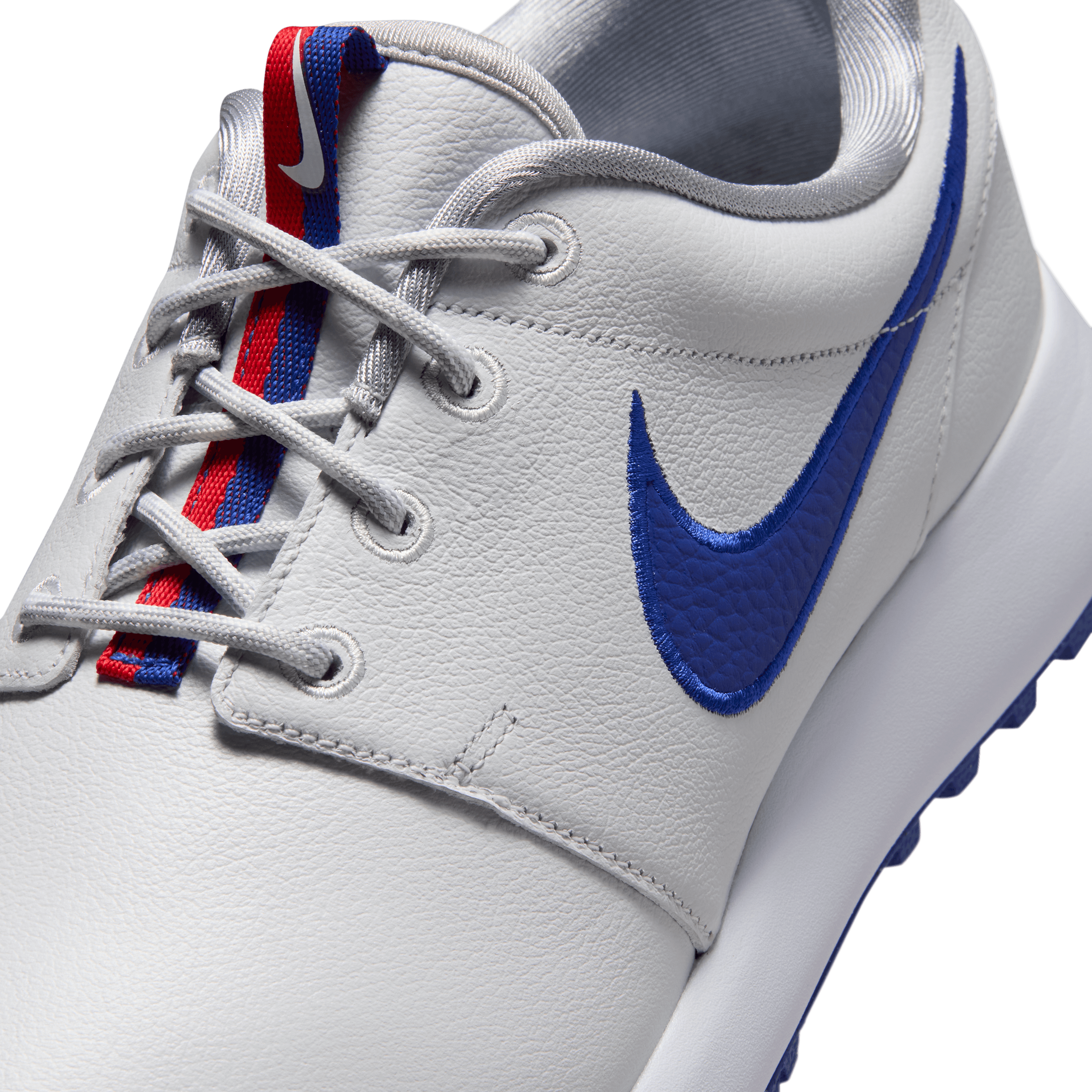 Nike Roshe Premium G Golf Shoe - Off White / Old Royal / Fire Red
