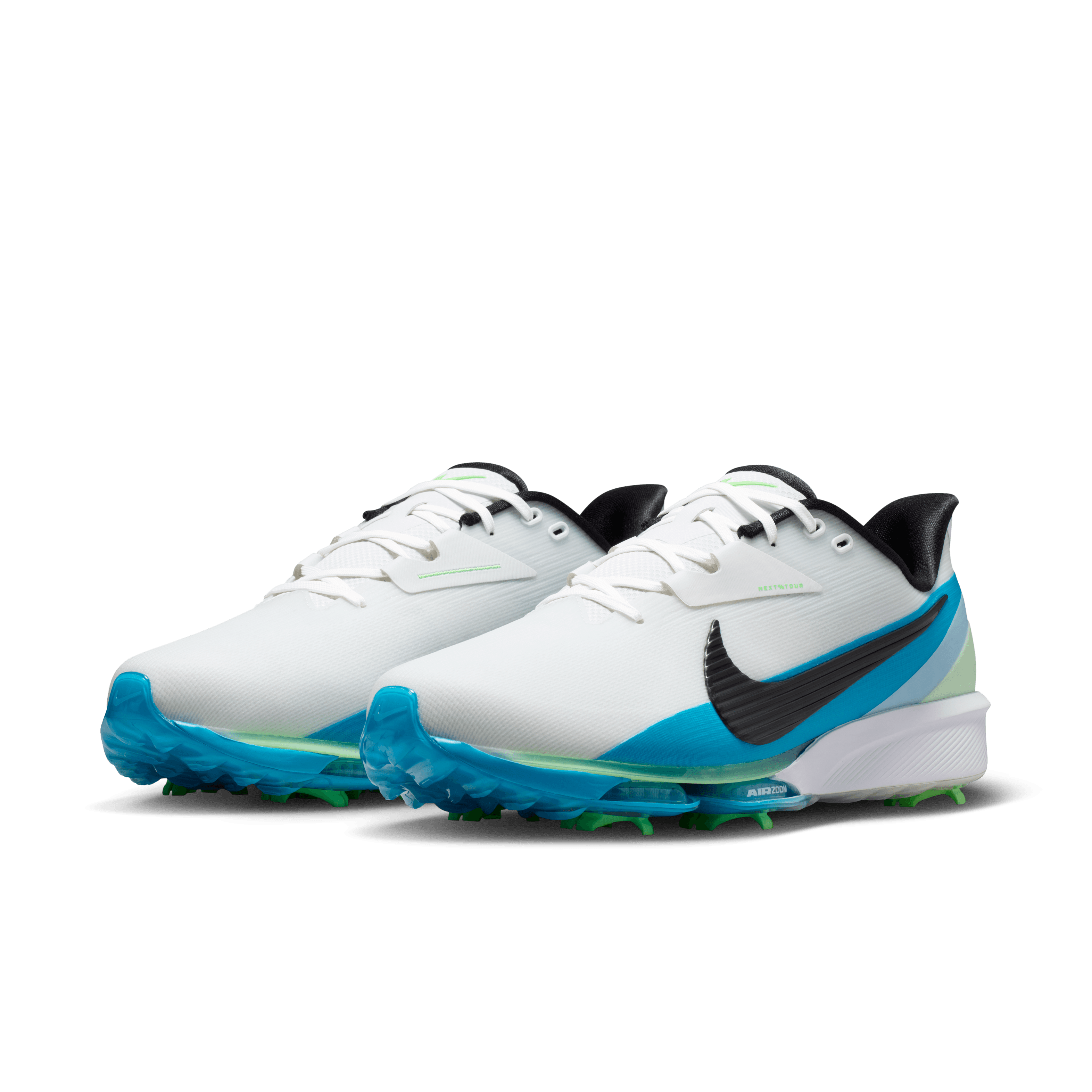 Nike Air Zoom Infinity Tour NEXT% 3 Golf Shoes - White / Black Summit / Light Current Blue