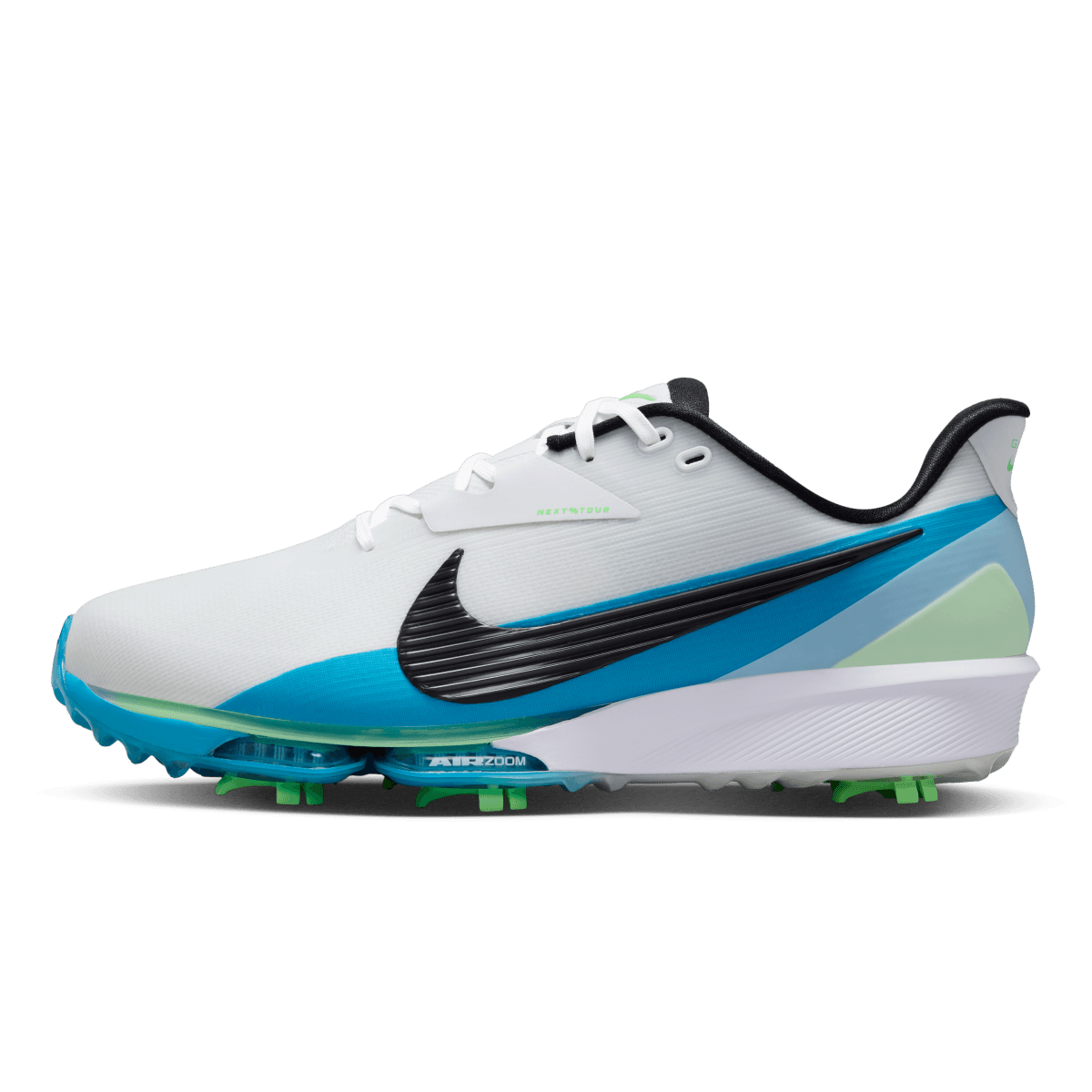Nike Air Zoom Infinity Tour NEXT% 3 Golf Shoes - White / Black Summit / Light Current Blue - Nike Golf