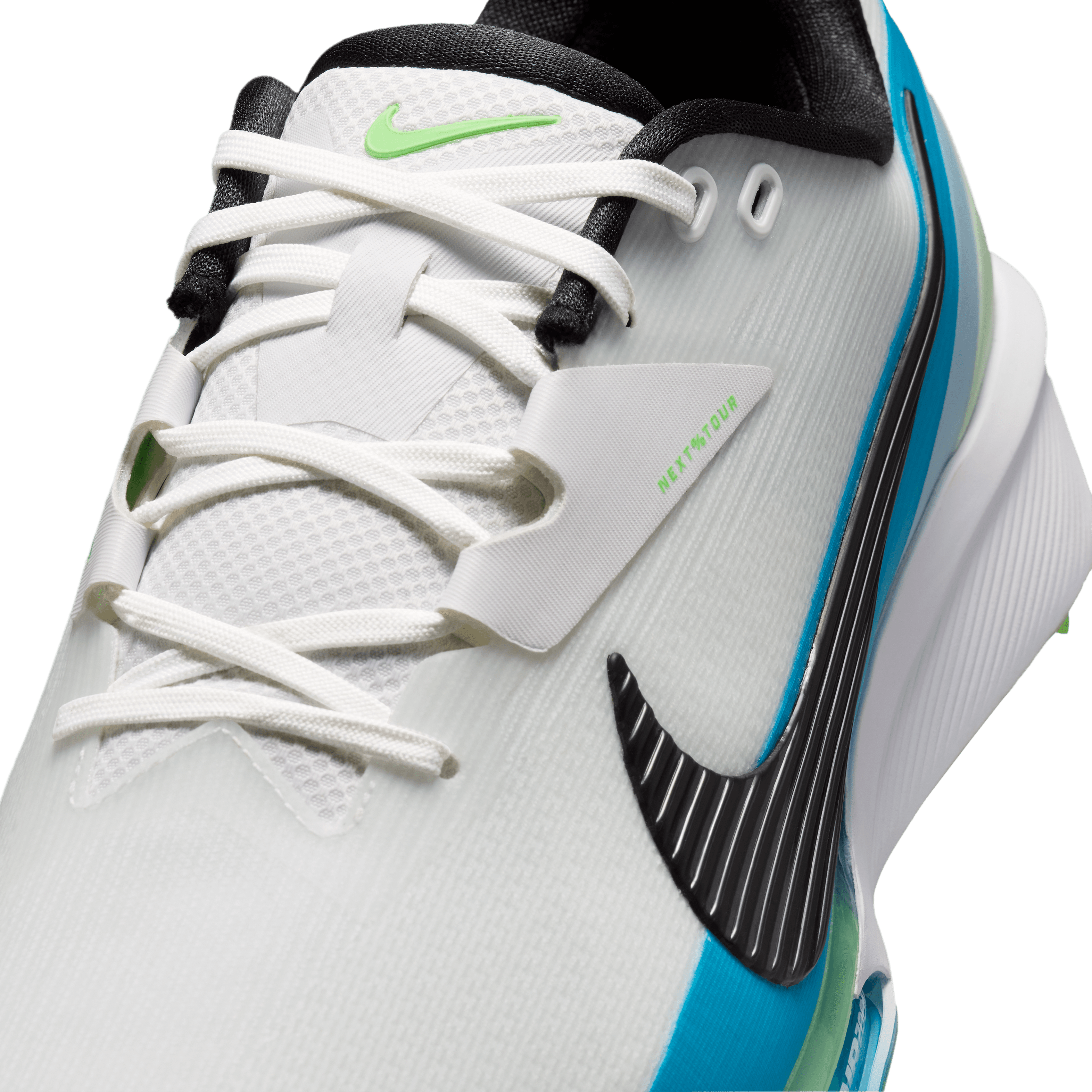 Nike Air Zoom Infinity Tour NEXT% 3 Golf Shoes - White / Black Summit / Light Current Blue