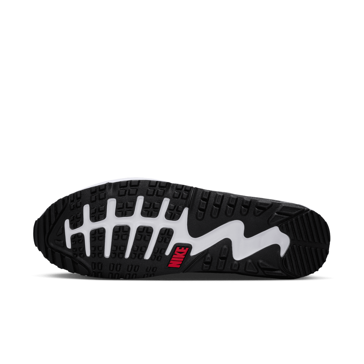 Nike Air Max 90G Spikeless Golf Shoe - White / Fire Red / Light Smoke Grey - Nike Golf