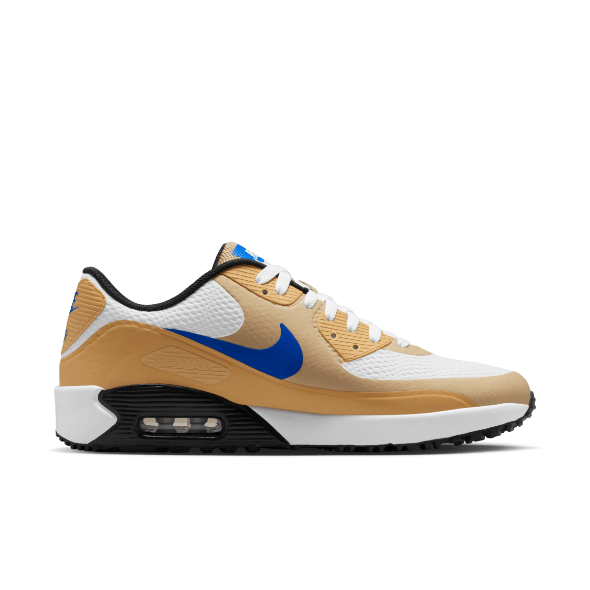 Nike Air Max 90G Spikeless Golf Shoe - White / Game Royal / Linen - Nike Golf