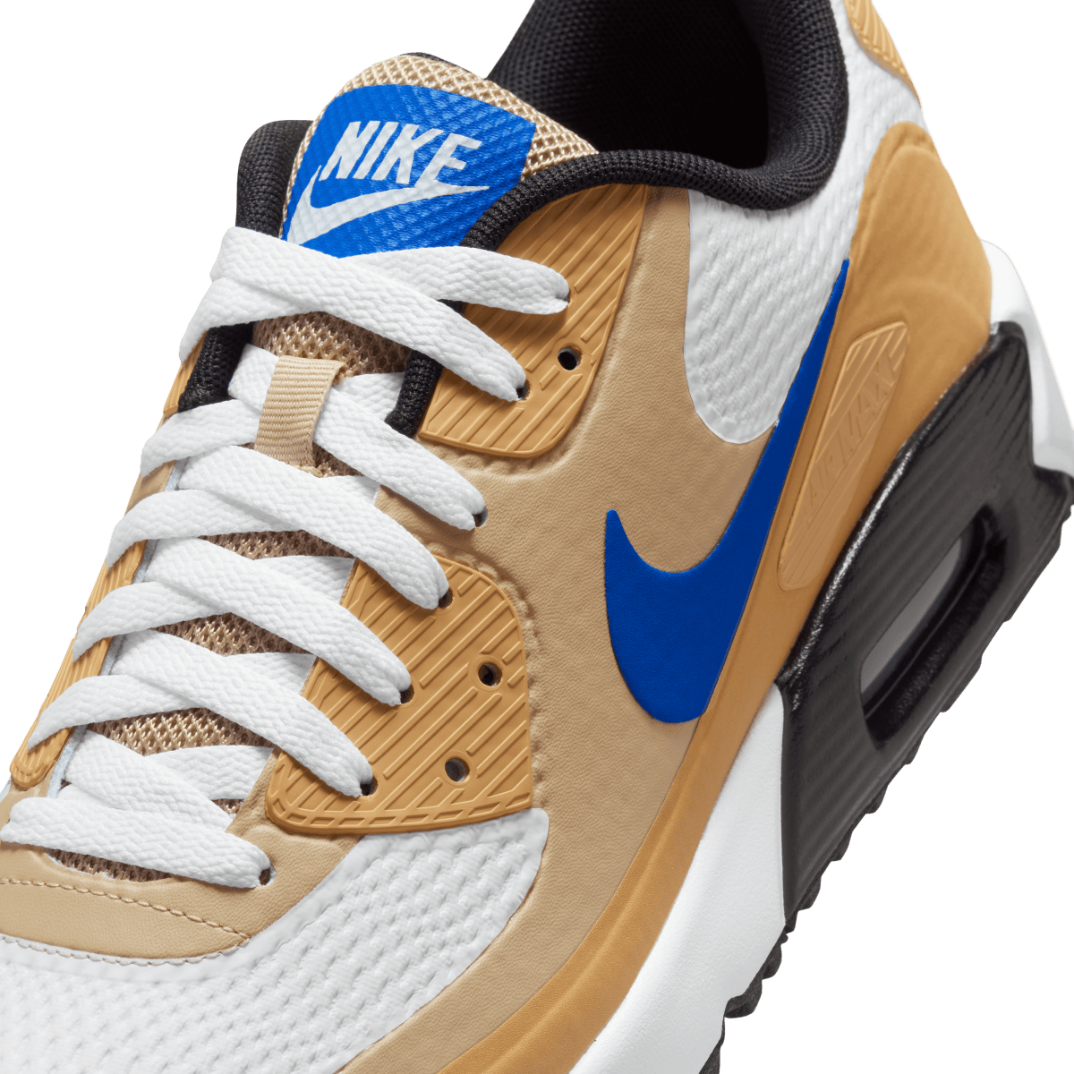 Nike Air Max 90G Spikeless Golf Shoe - White / Game Royal / Linen - Nike Golf