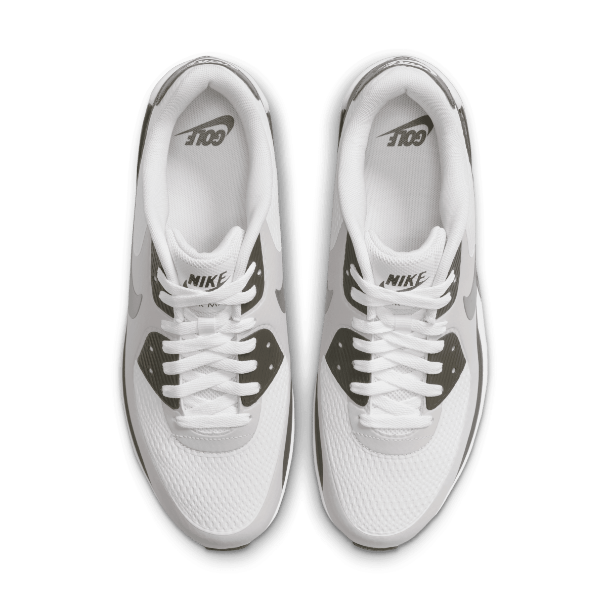 Nike Air Max 90 G Golf Shoe - White / Metallic Silver / Medium Olive
