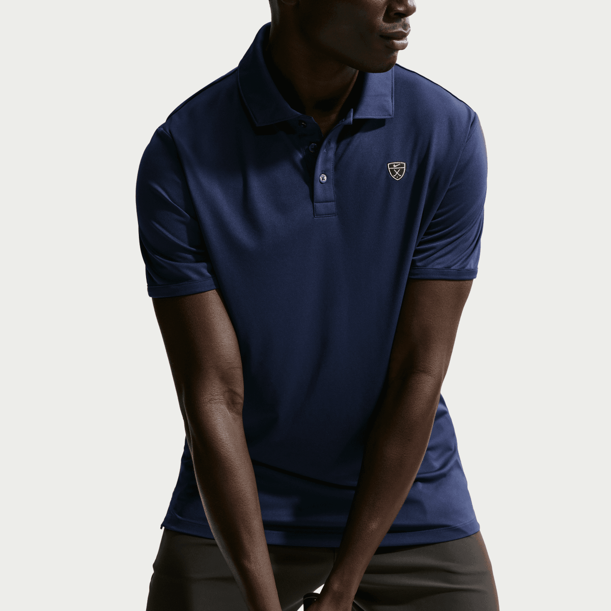 Nike Dri - Fit Par 5 Solid Mens Golf Polo Shirt - Nike Golf