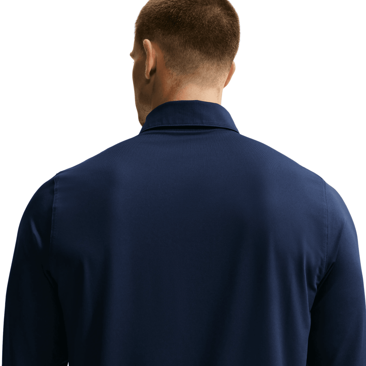 Nike Dri-FIT Velocity Men's Long Sleeve Golf Polo - College Navy - Nike Golf