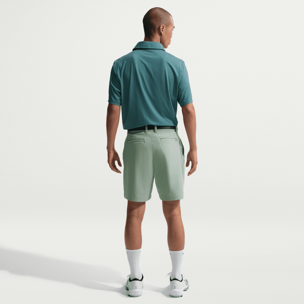 Nike Golf Velocity Dri - FIT Floral Golf Polo Mens Polo Shirt - Malachite / College Navy - Nike Golf