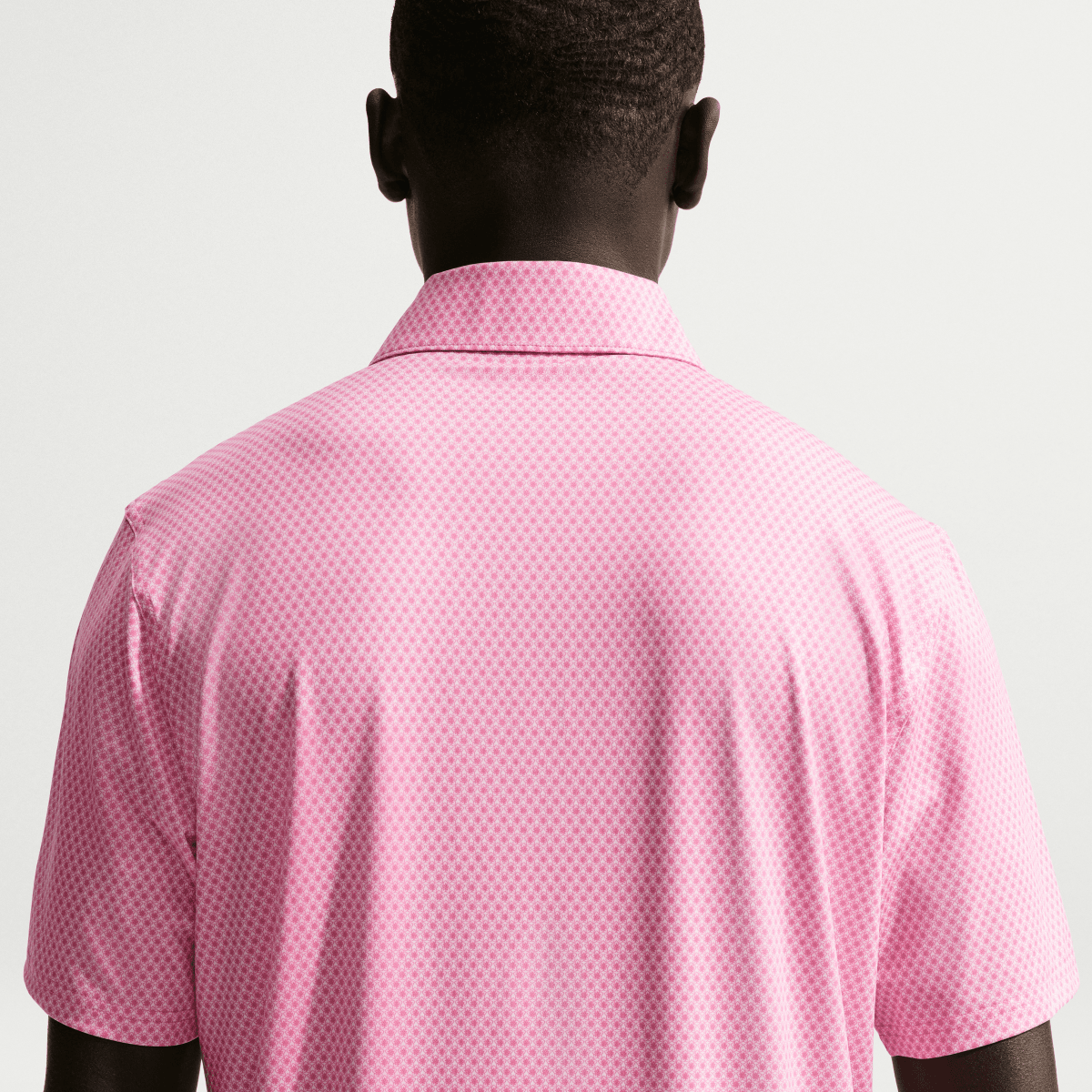 Nike Golf Velocity Dri - FIT Floral Golf Polo Mens Polo Shirt - Pink Foam / Peony / Black - Nike Golf