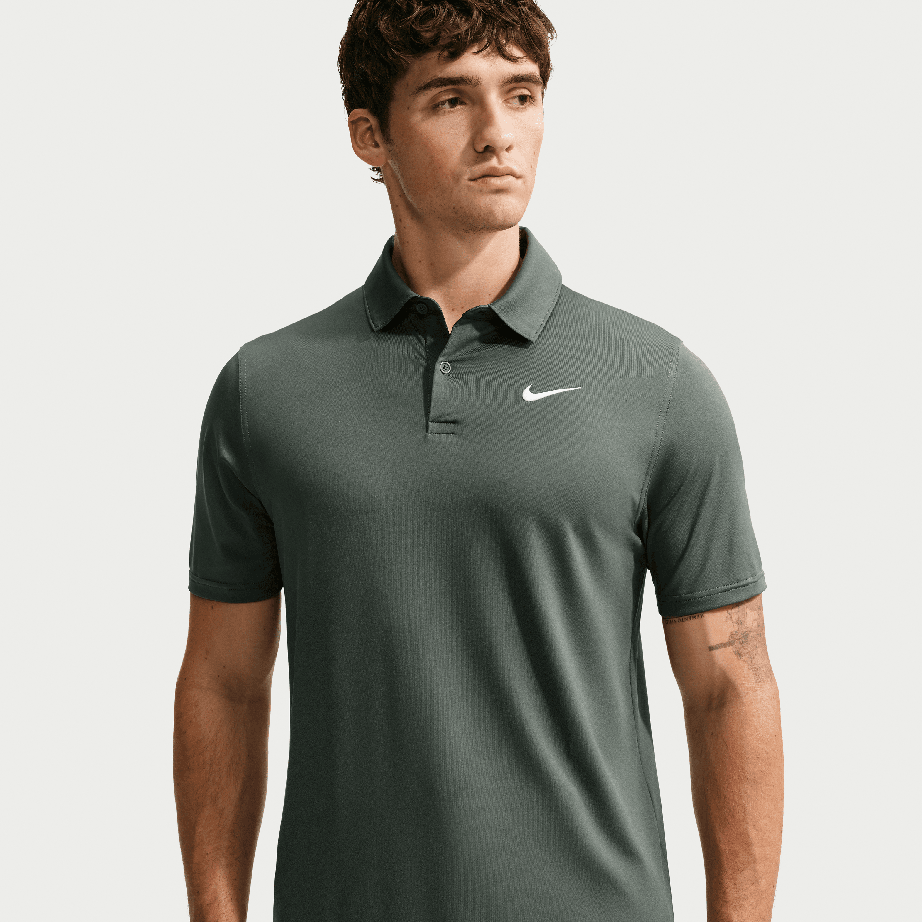 Nike Golf Velocity Dri-FIT Golf Polo Mens Polo Shirt - Camo Green / White