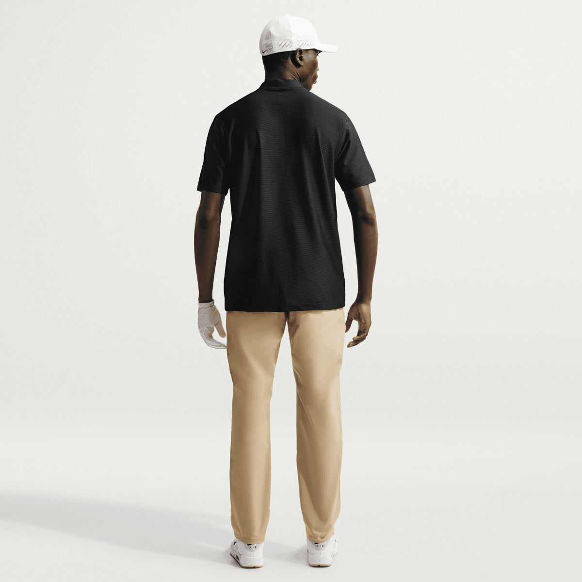 Nike Dri - Fit Velocity Blade Mens Golf Polo Shirt - Black - Nike Golf