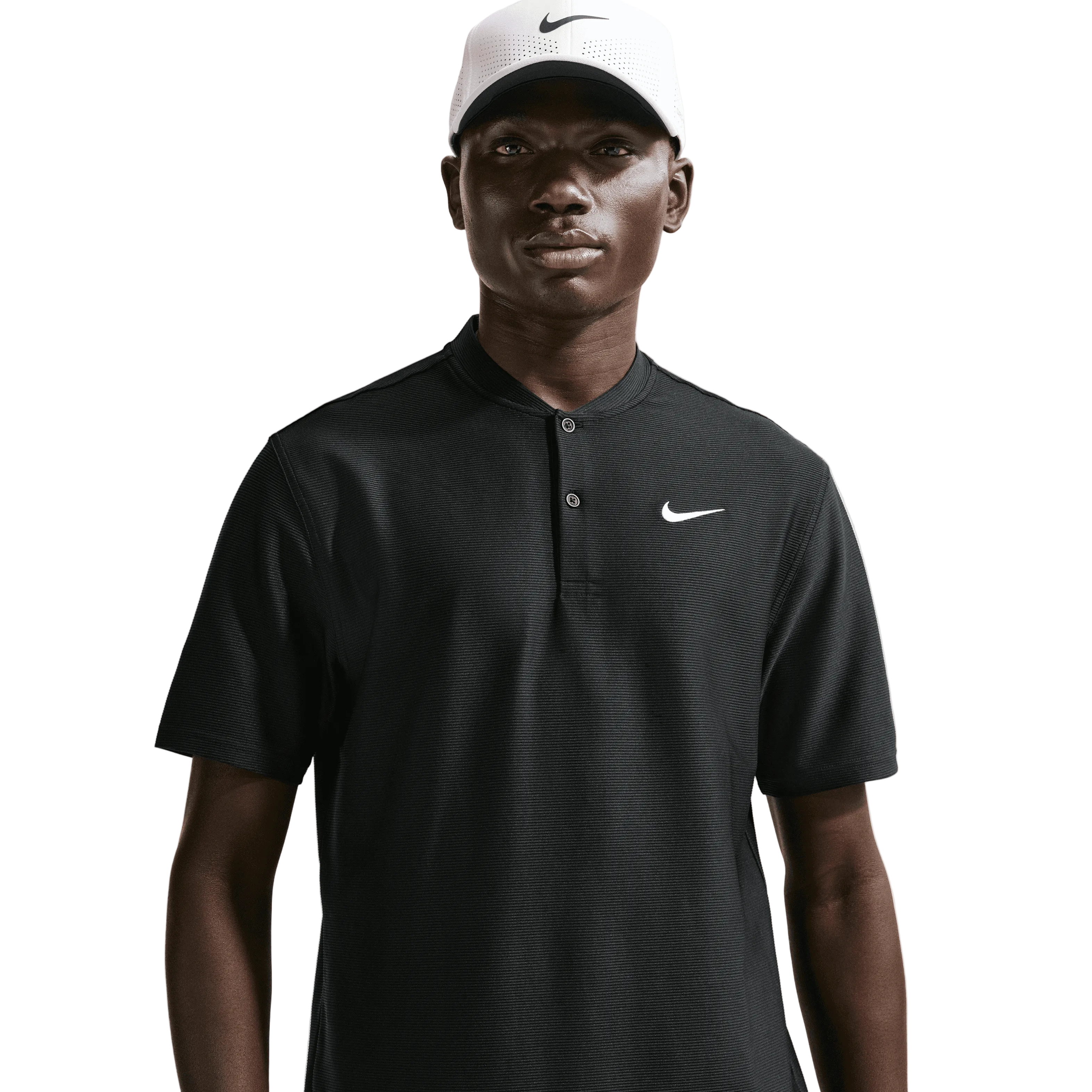 Nike Dri-Fit Velocity Blade Mens Golf Polo Shirt Black