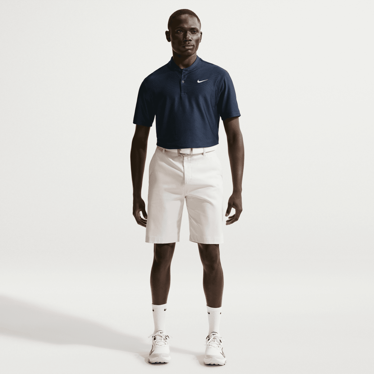 Nike Dri - Fit Velocity Blade Mens Golf Polo Shirt - Navy - Nike Golf