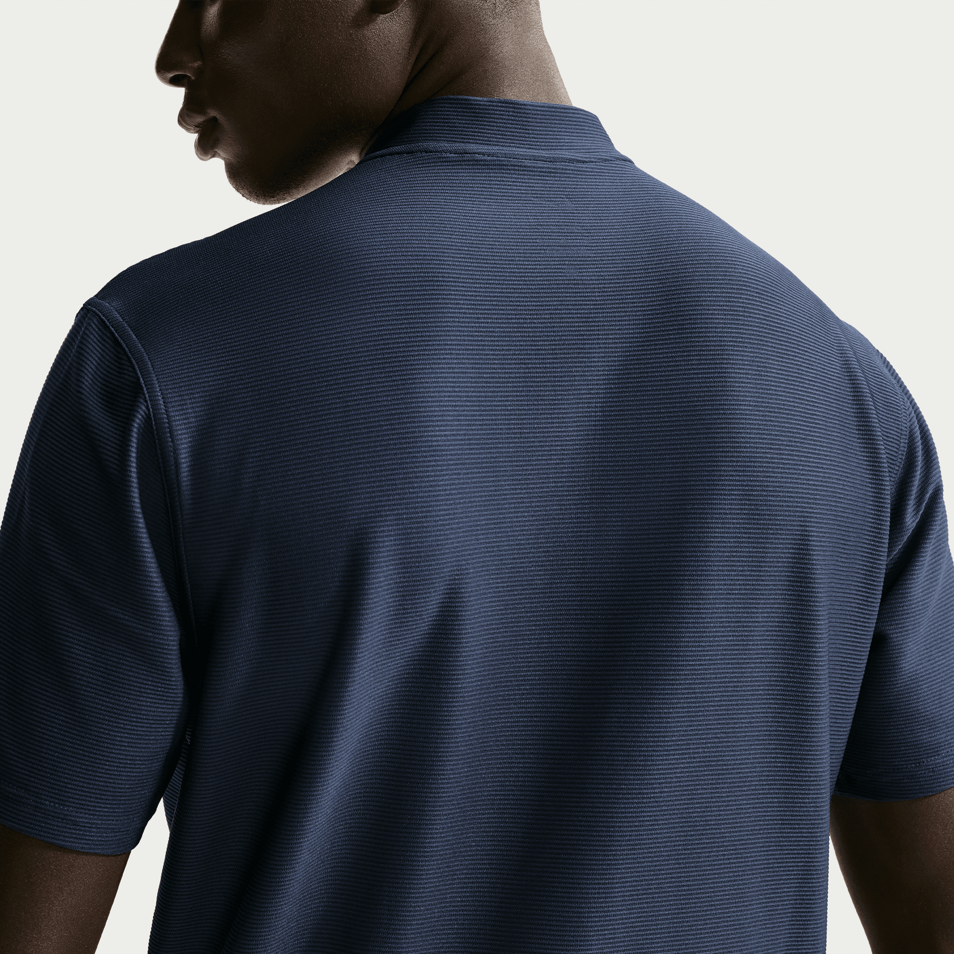 Nike Dri-Fit Velocity Blade Mens Golf Polo Shirt - Navy