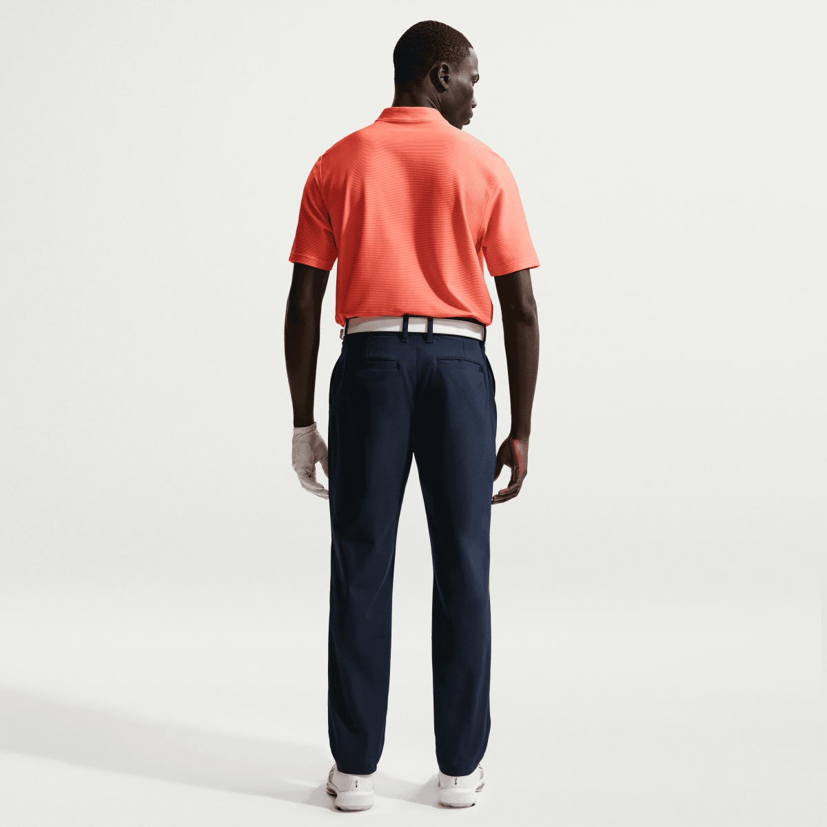 Nike Dri - Fit Velocity Blade Mens Golf Polo Shirt - Turf Orange - Nike Golf