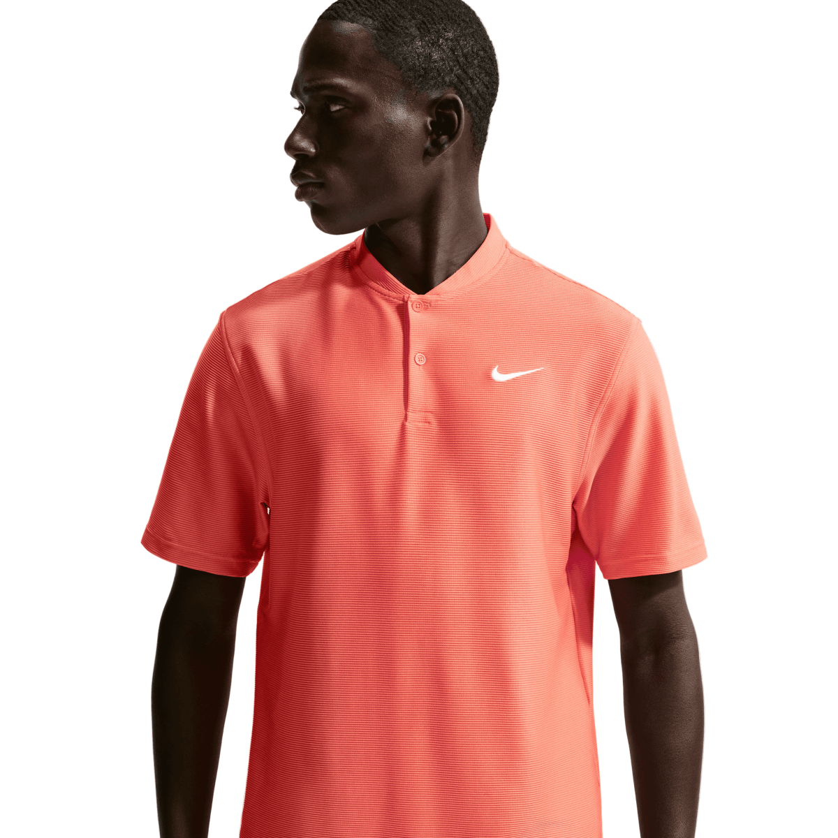 Nike Dri - Fit Velocity Blade Mens Golf Polo Shirt - Turf Orange - Nike Golf