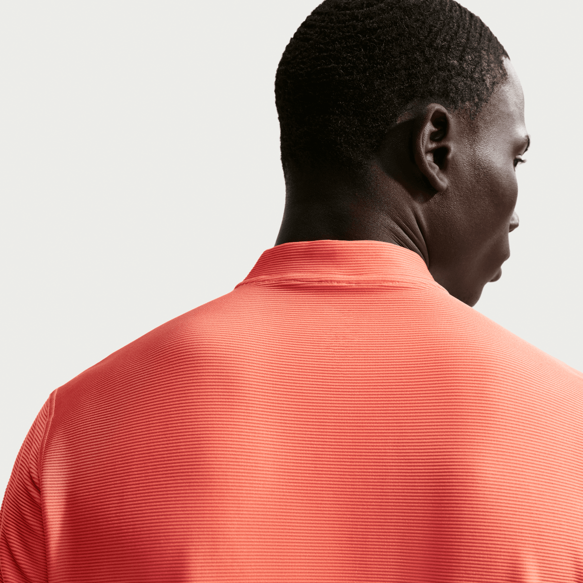 Nike Dri - Fit Velocity Blade Mens Golf Polo Shirt - Turf Orange - Nike Golf