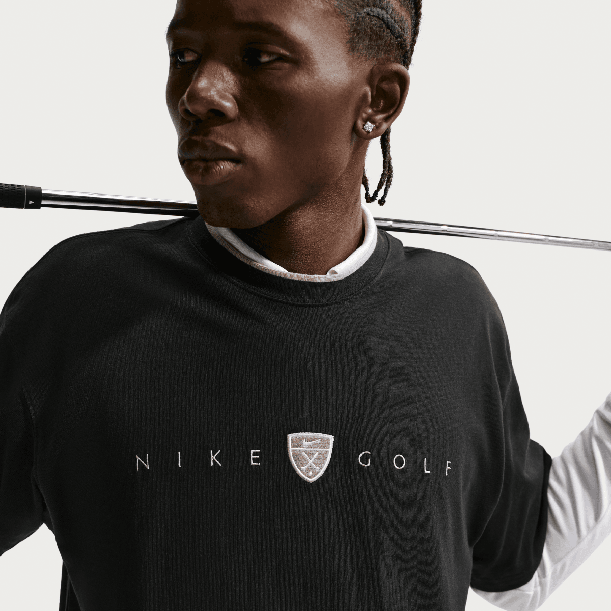 Nike Men's Loose - Fit Golf T-Shirt - Black - Nike Golf