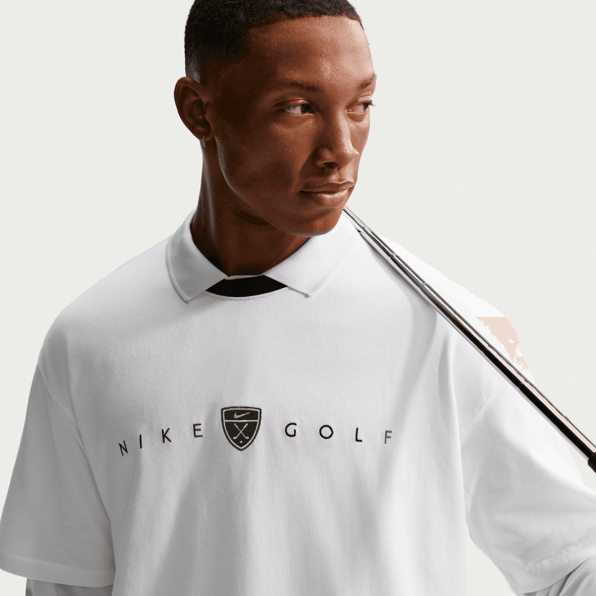 Nike Men's Loose - Fit Golf T-Shirt - White - Nike Golf