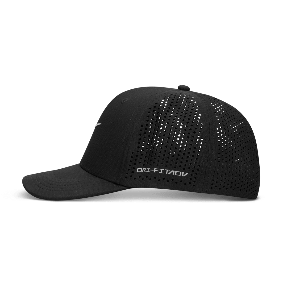 Nike Dri - FIT ADV Rise Structured SwooshFlex Cap - Black - Nike Golf