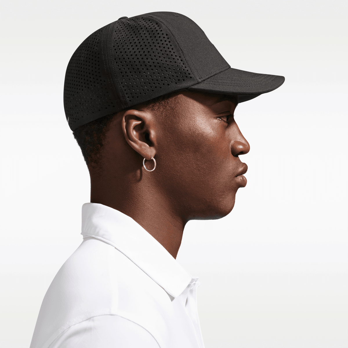 Nike Dri - FIT ADV Rise Structured SwooshFlex Cap - Black - Nike Golf