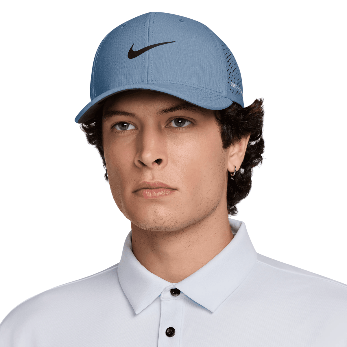 Nike Dri - FIT ADV Rise Structured SwooshFlex Cap - Blue - Nike Golf