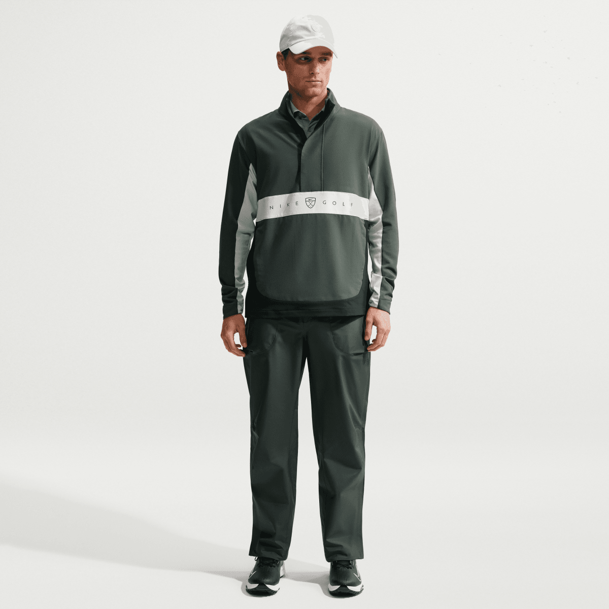 Nike Repel Soft Shell Golf Jacket - Camo Green