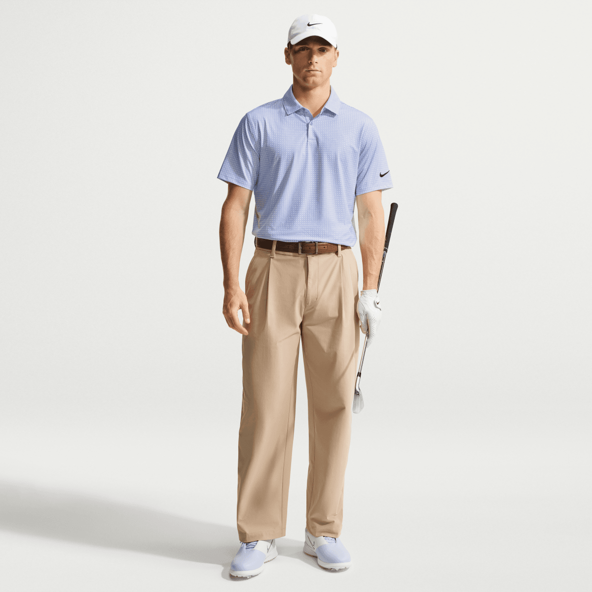 Nike Dri-FIT Velocity Textured Men's Golf Polo - Purple Fade - Nike Golf