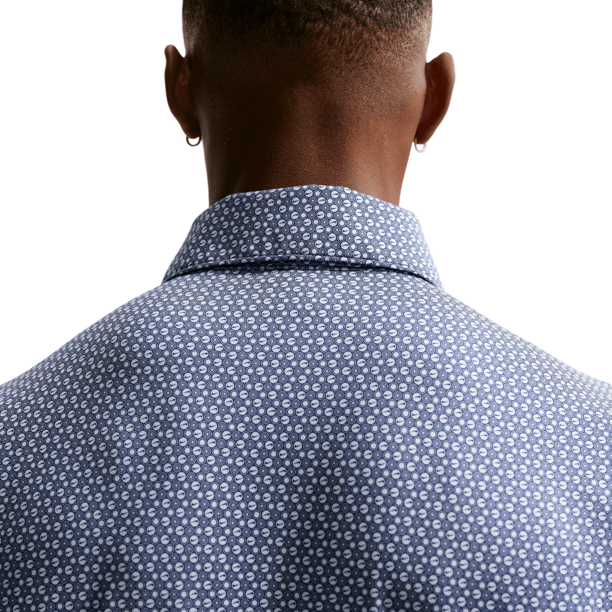 Nike Golf Velocity Micro Print Mens Polo Shirt Blue - Nike Golf