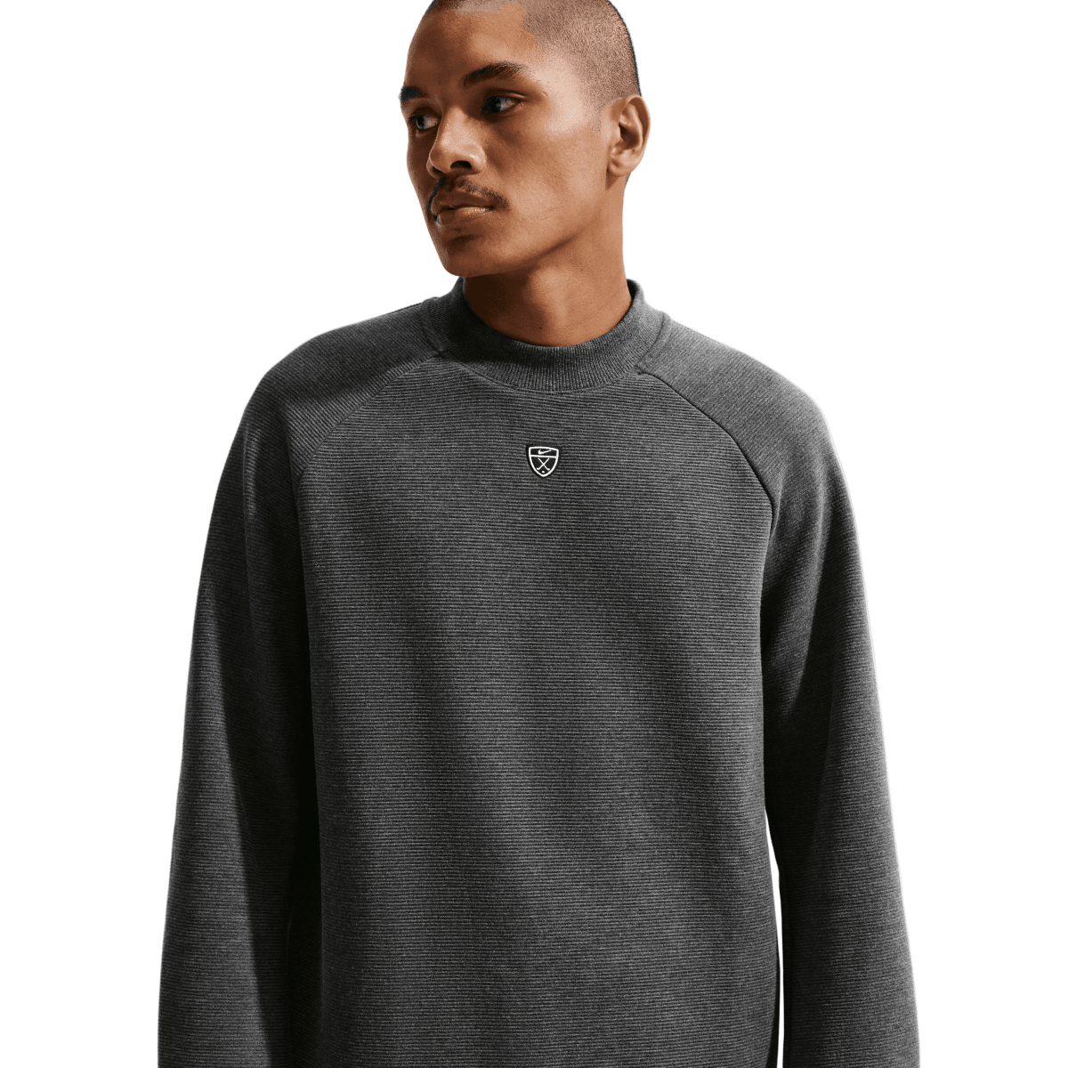 Nike Golf Par 5 Crew Neck Pullover - Black / White - Nike Golf