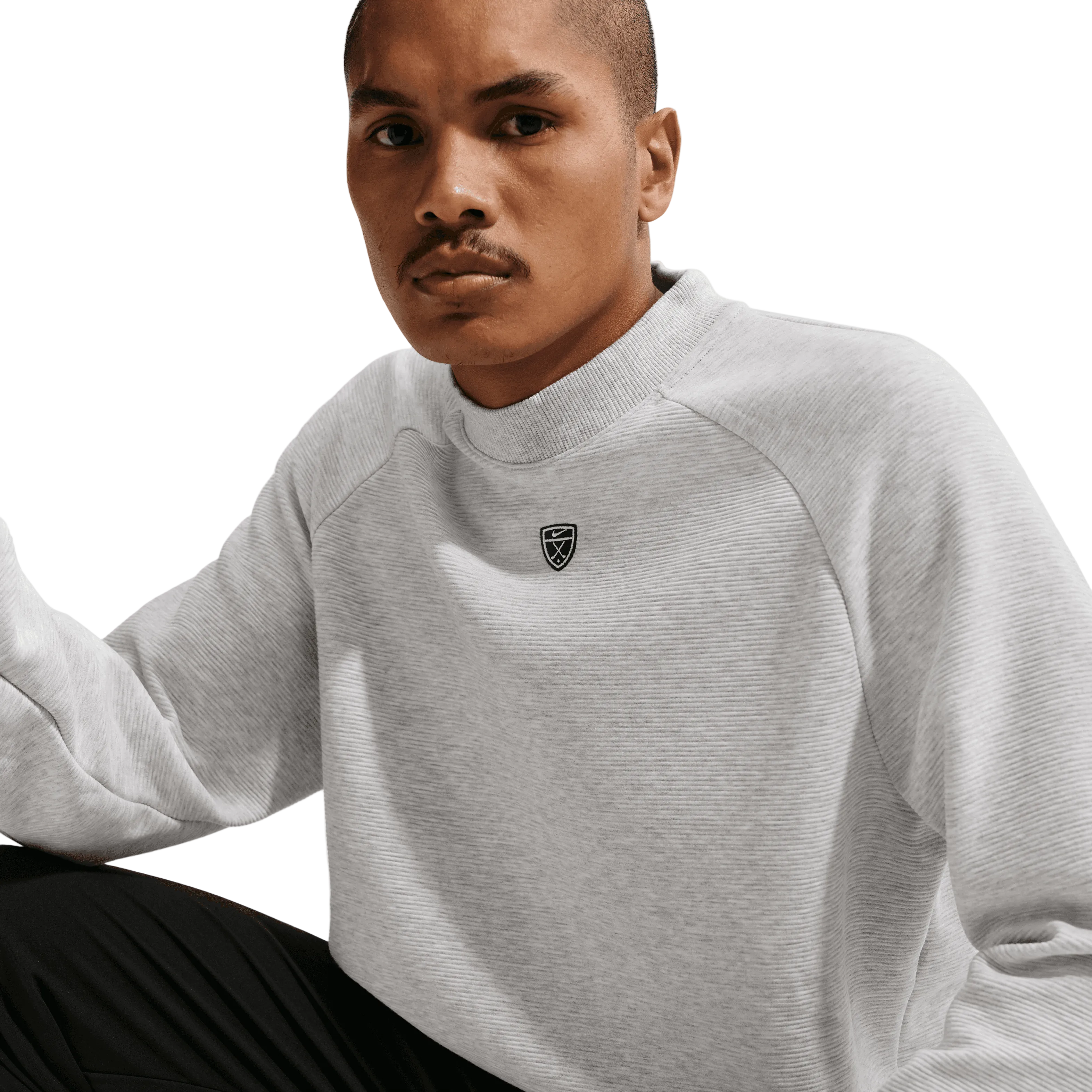 Nike Golf Par 5 Crew Neck Pullover - Wolf Grey