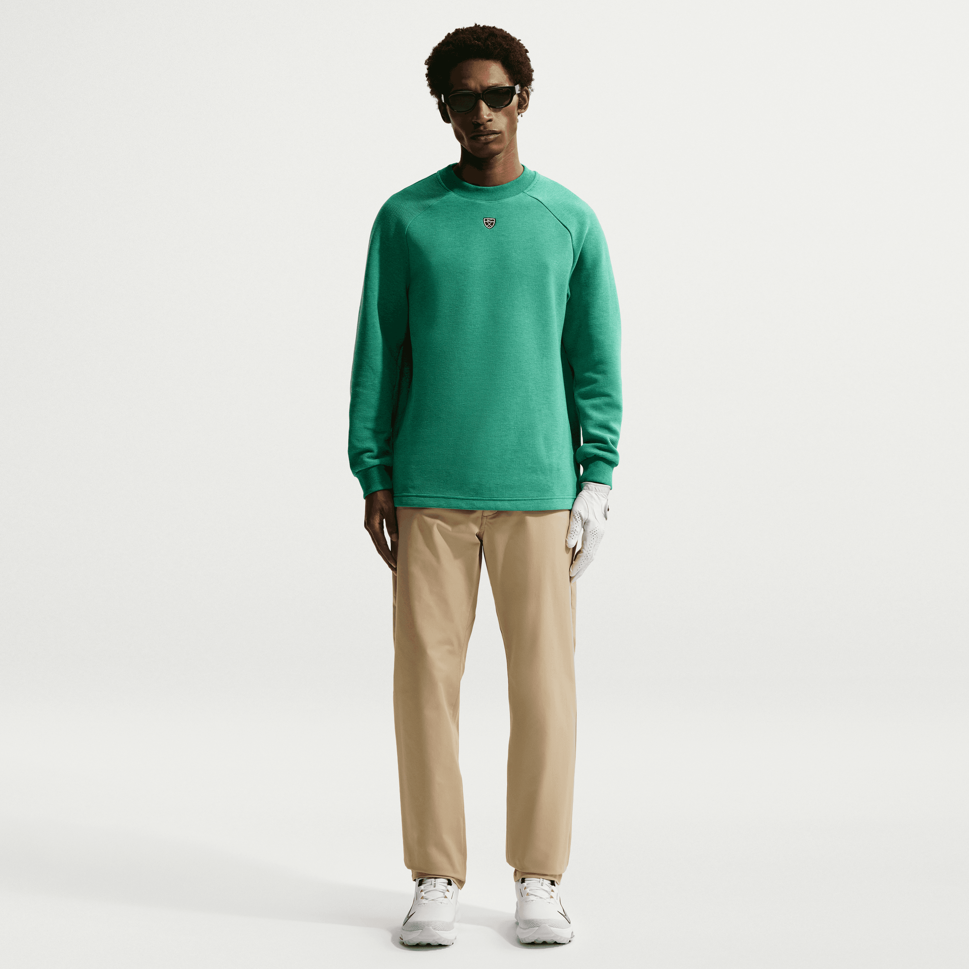 Nike Golf Par 5 Crew Neck Pullover - Malachite
