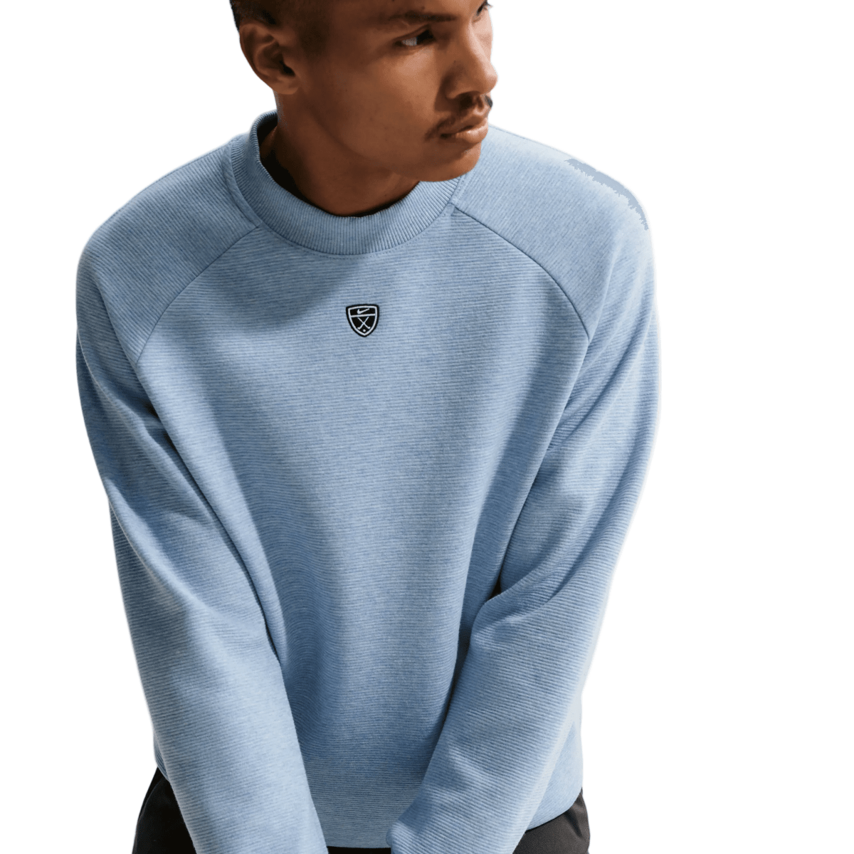Nike Golf Par 5 Crew Neck Pullover - Work Blue - Nike Golf