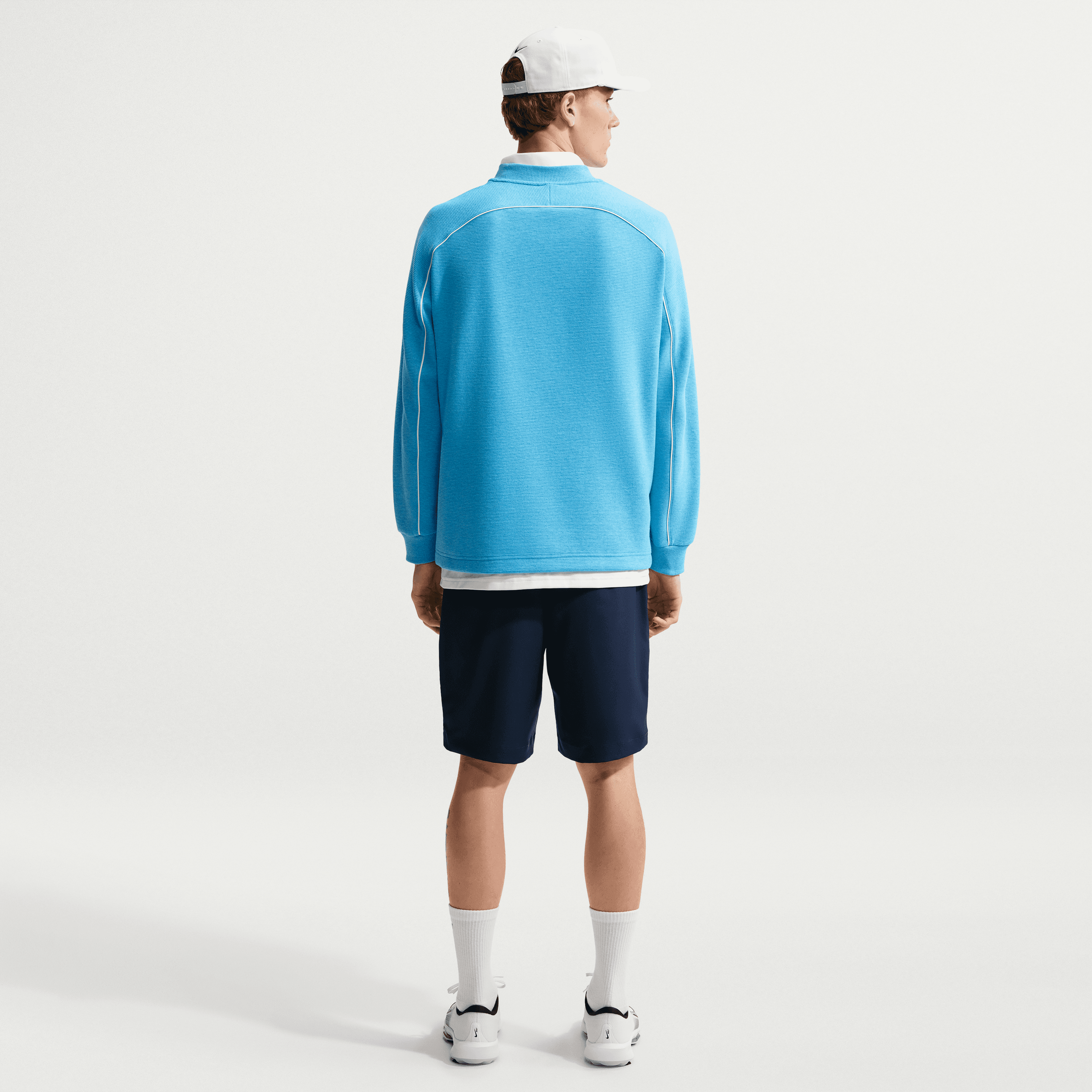 Nike Golf Par 5 Crew Neck Pullover - Aurora Blue