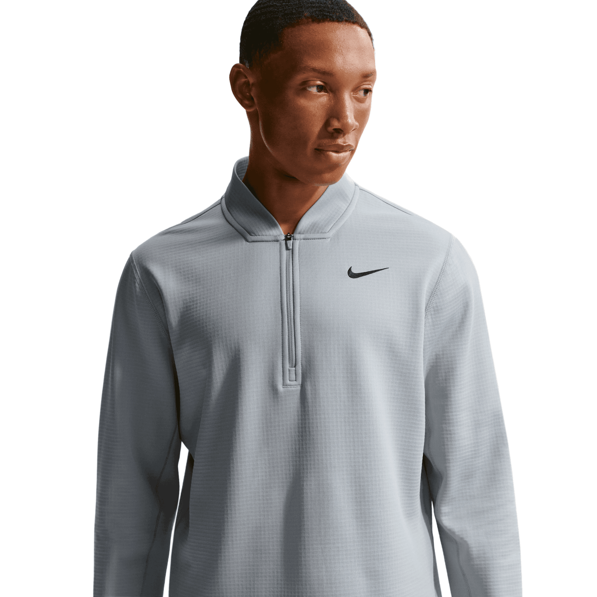 Nike Velocity Therma - Fit 1/2 Zip Mens Golf Pullover - Wolf Grey - Nike Golf