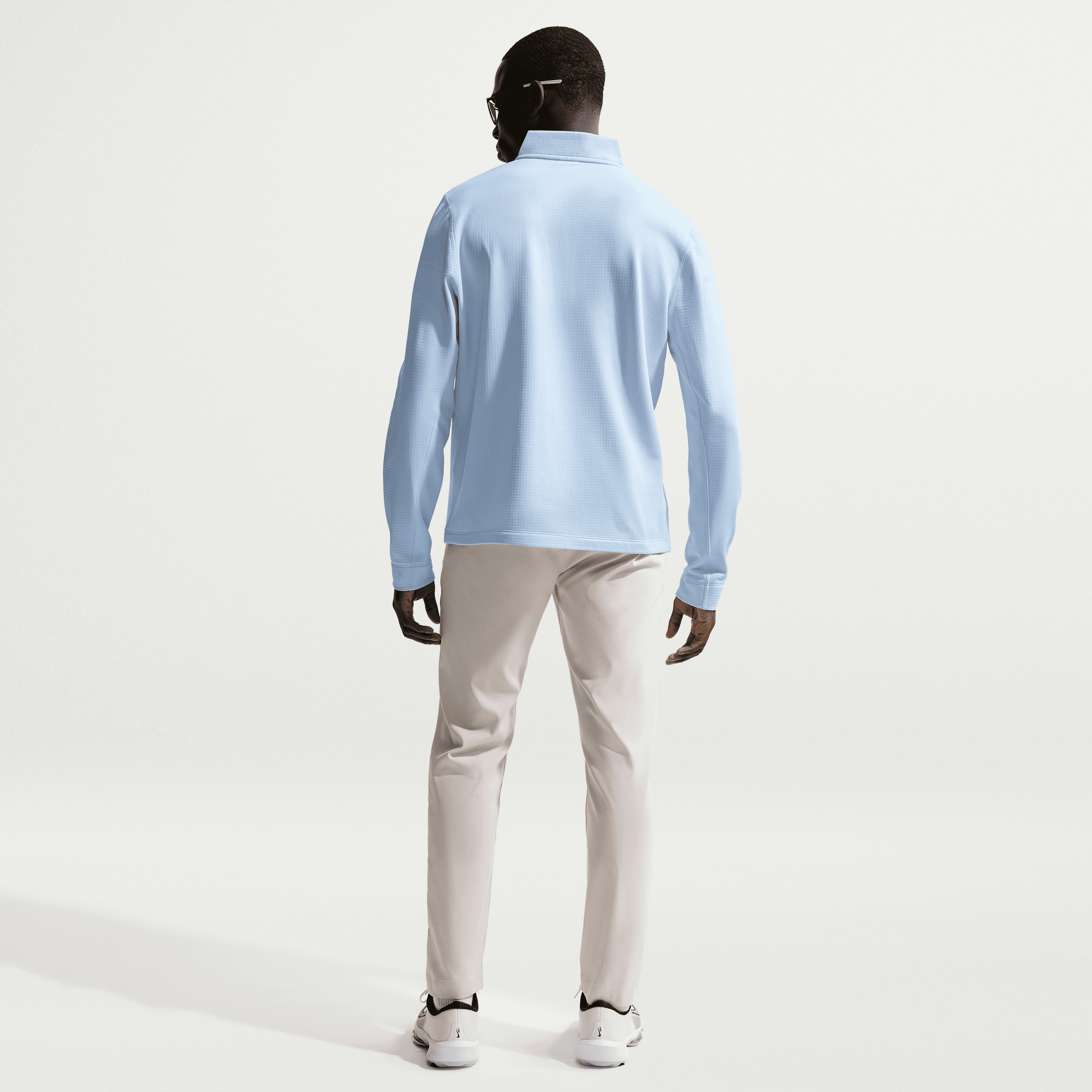 Nike Velocity Therma-Fit 1/2 Zip Mens Golf Pullover - Hydrogen Blue