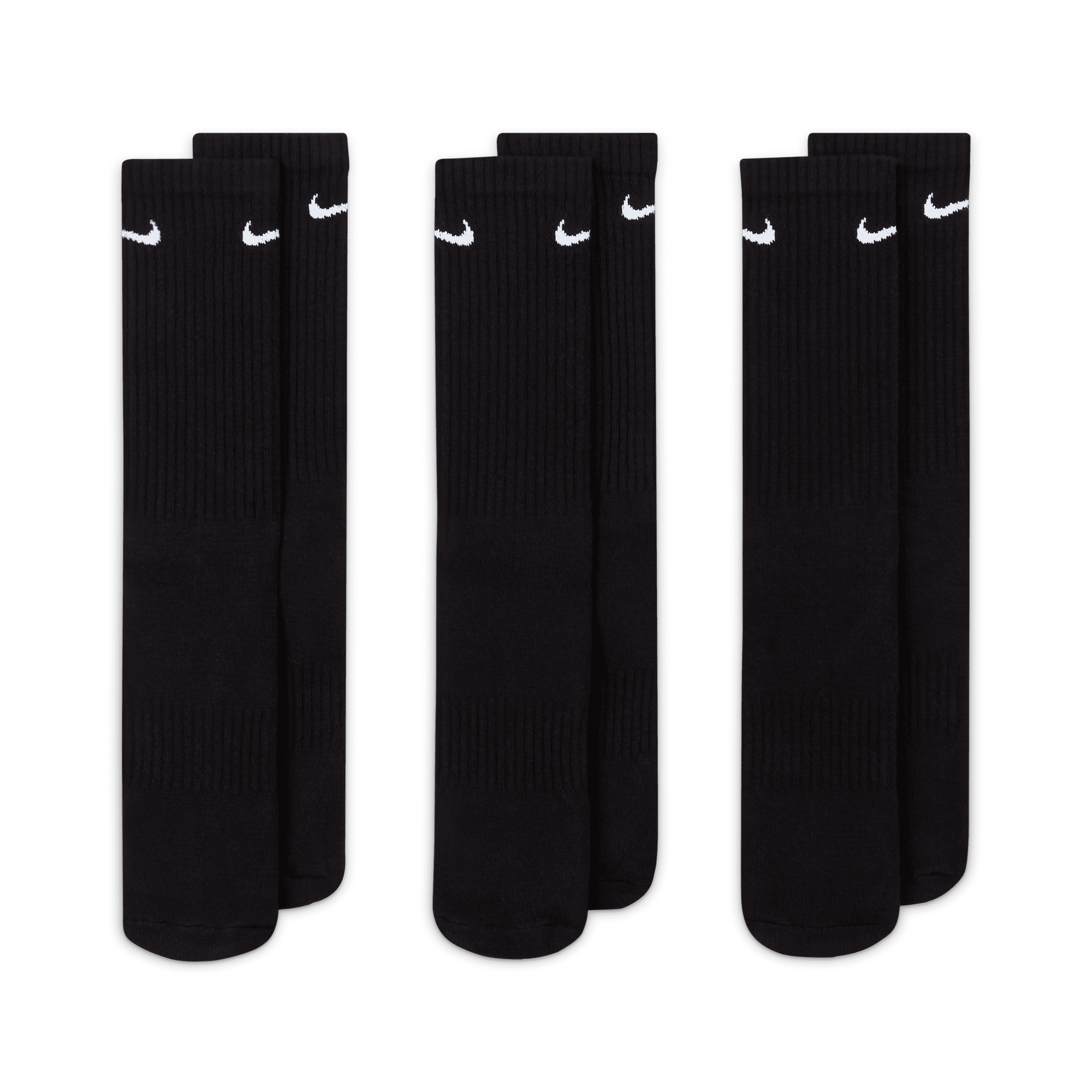 Nike Everyday Training Socks - Black (3 Pairs)