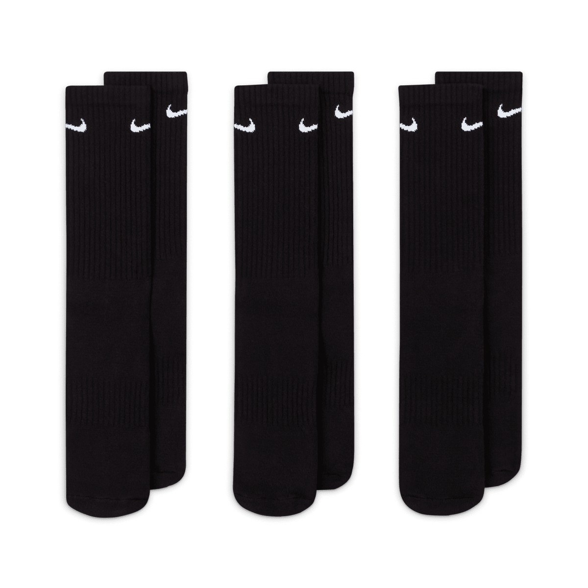 Nike Everyday Training Socks - Black (3 Pairs) - Nike Golf