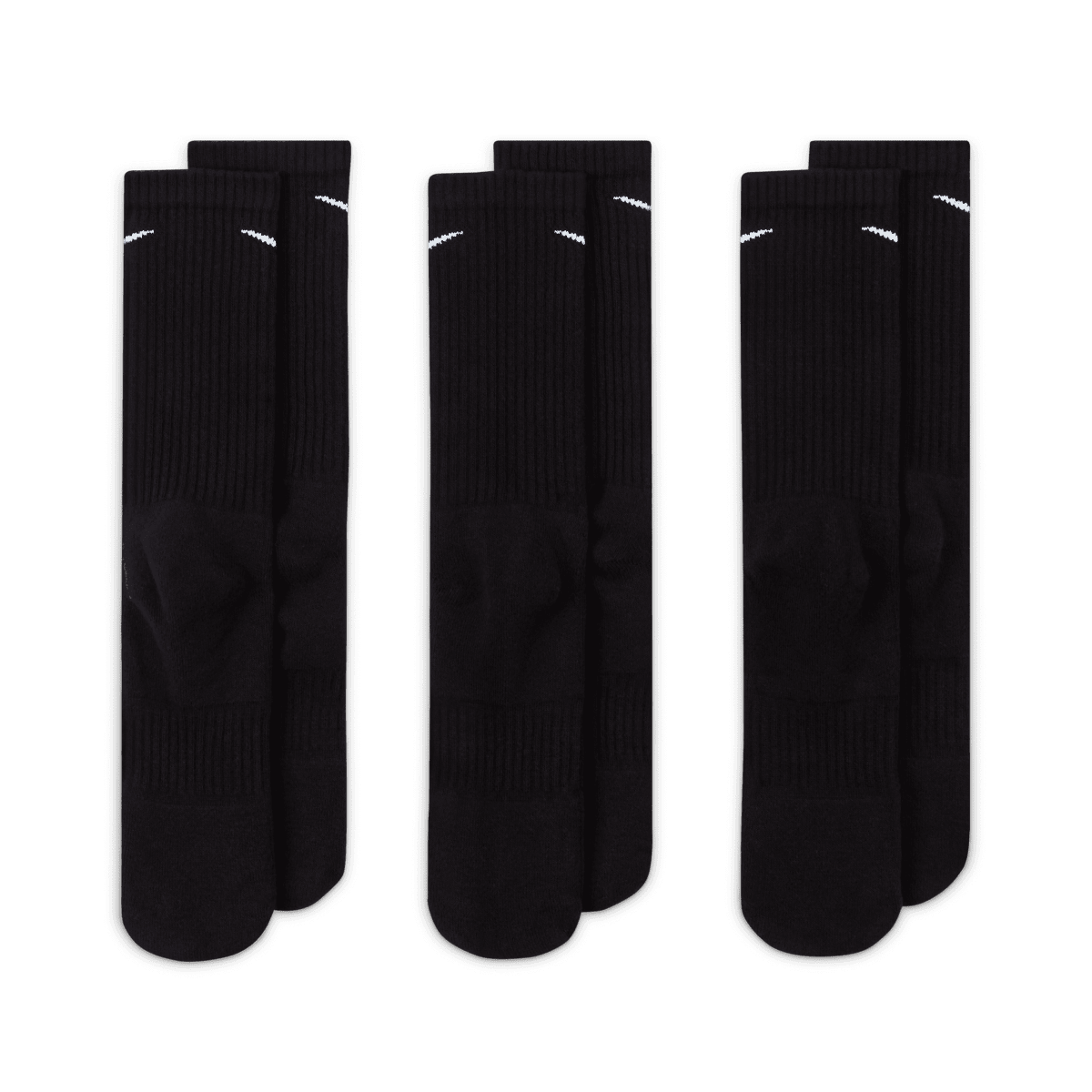 Nike Everyday Training Socks - Black (3 Pairs) - Nike Golf