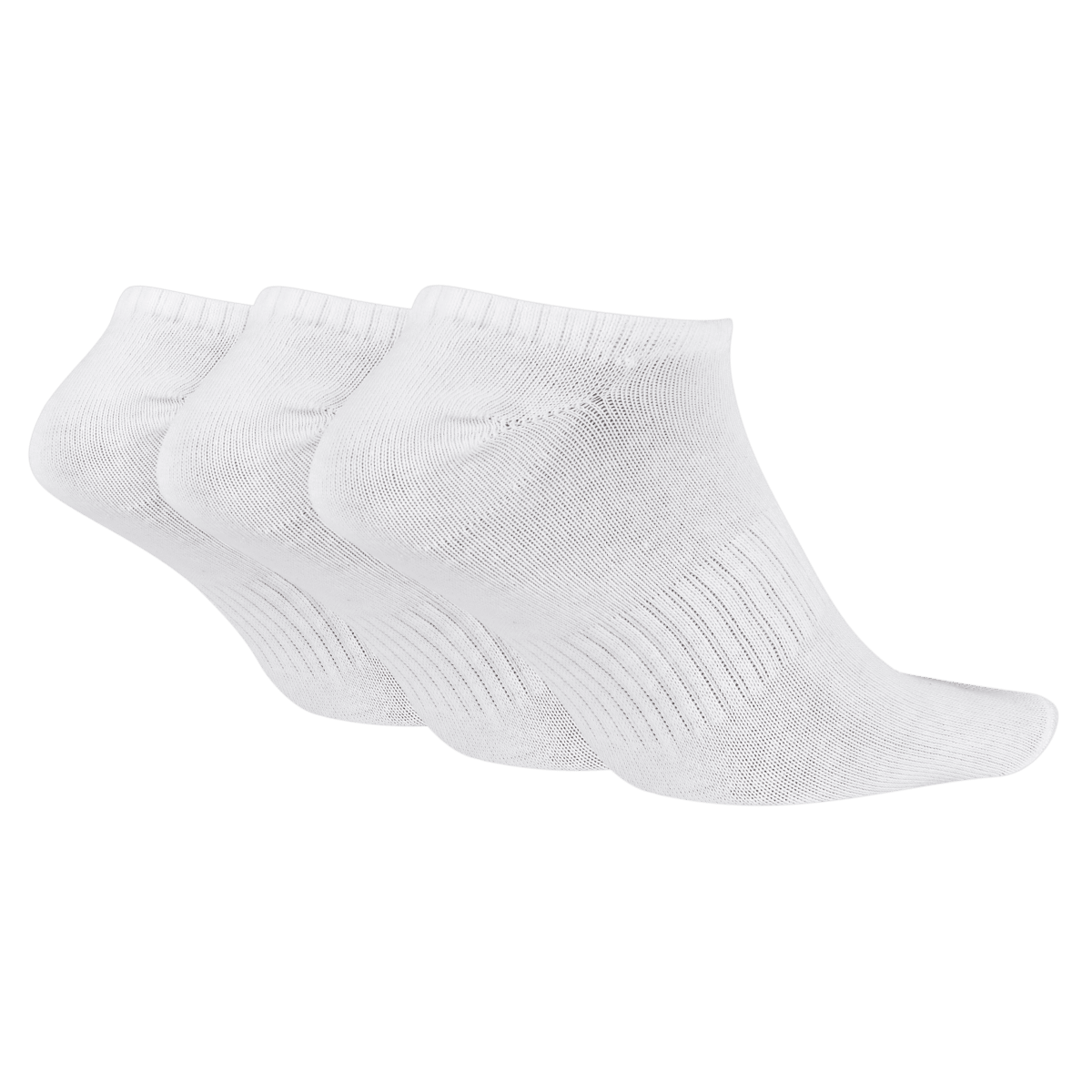 Nike Everyday Lightweight No-Show Socks - White (3 Pairs) - Nike Golf