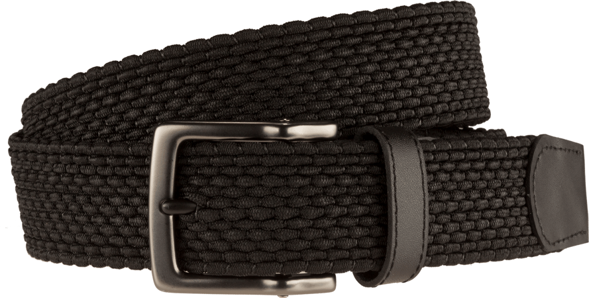 Nike Stretch Woven Golf Belt - Black - Nike Golf