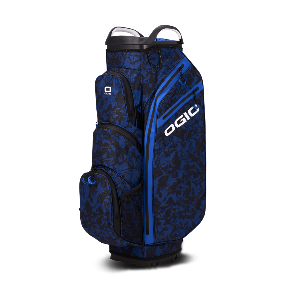 OGIO All Elements Silencer Cart Bag - Blue Floral Abstract