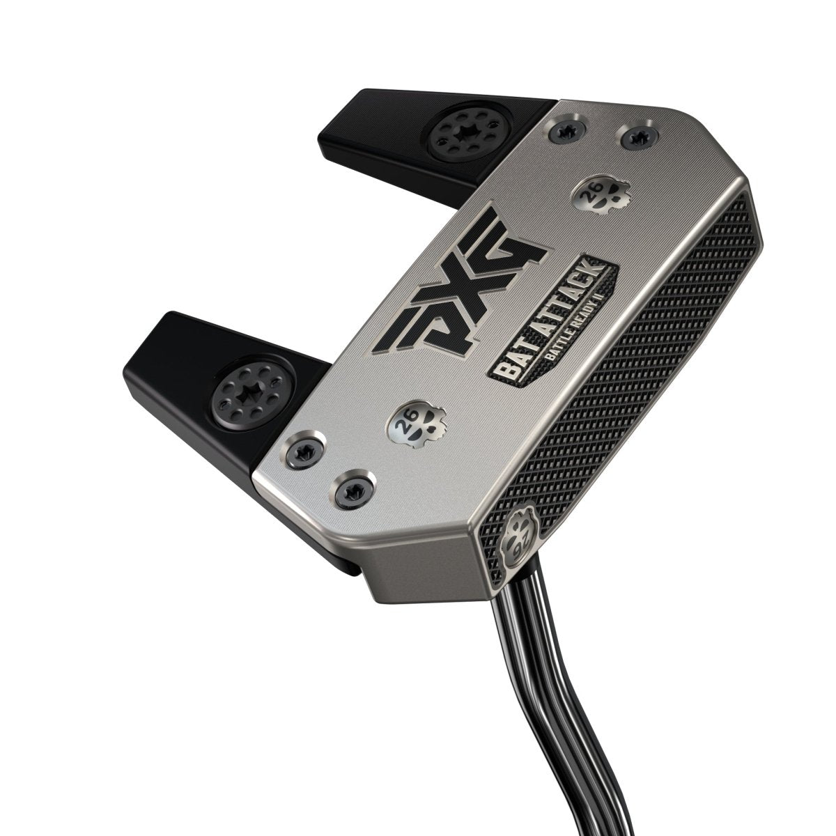 PXG Battle Ready II Bat Attack Putter - Platinum - PXG