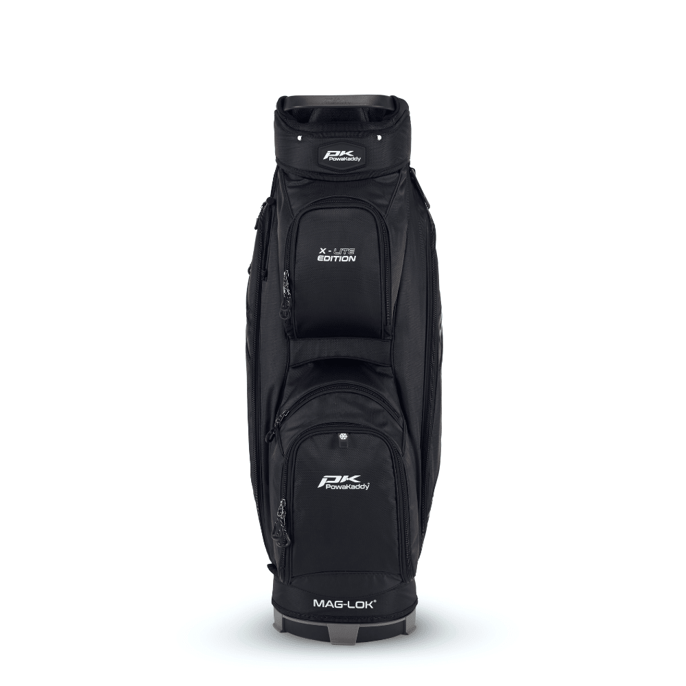 Powakaddy 2024 X - Lite Cart Bag - Stealth Black - PowaKaddy
