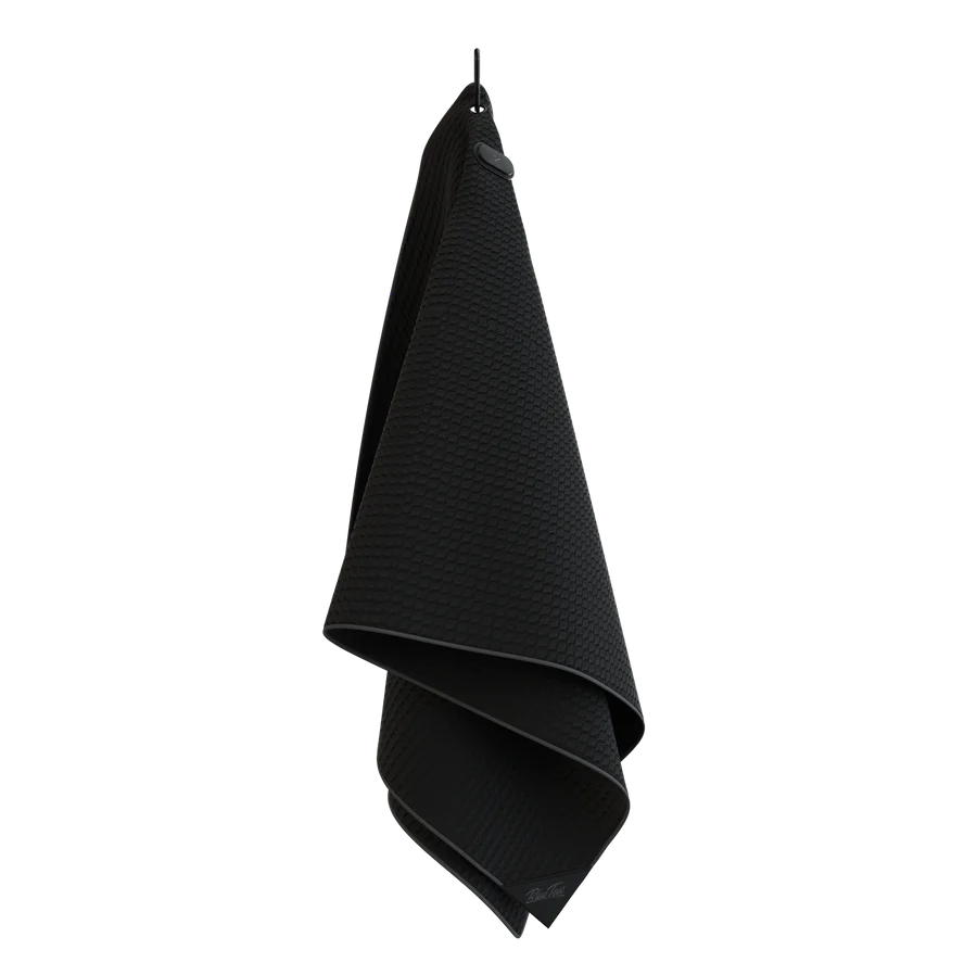 Blue Tees Magnetic Caddy Towel - Black