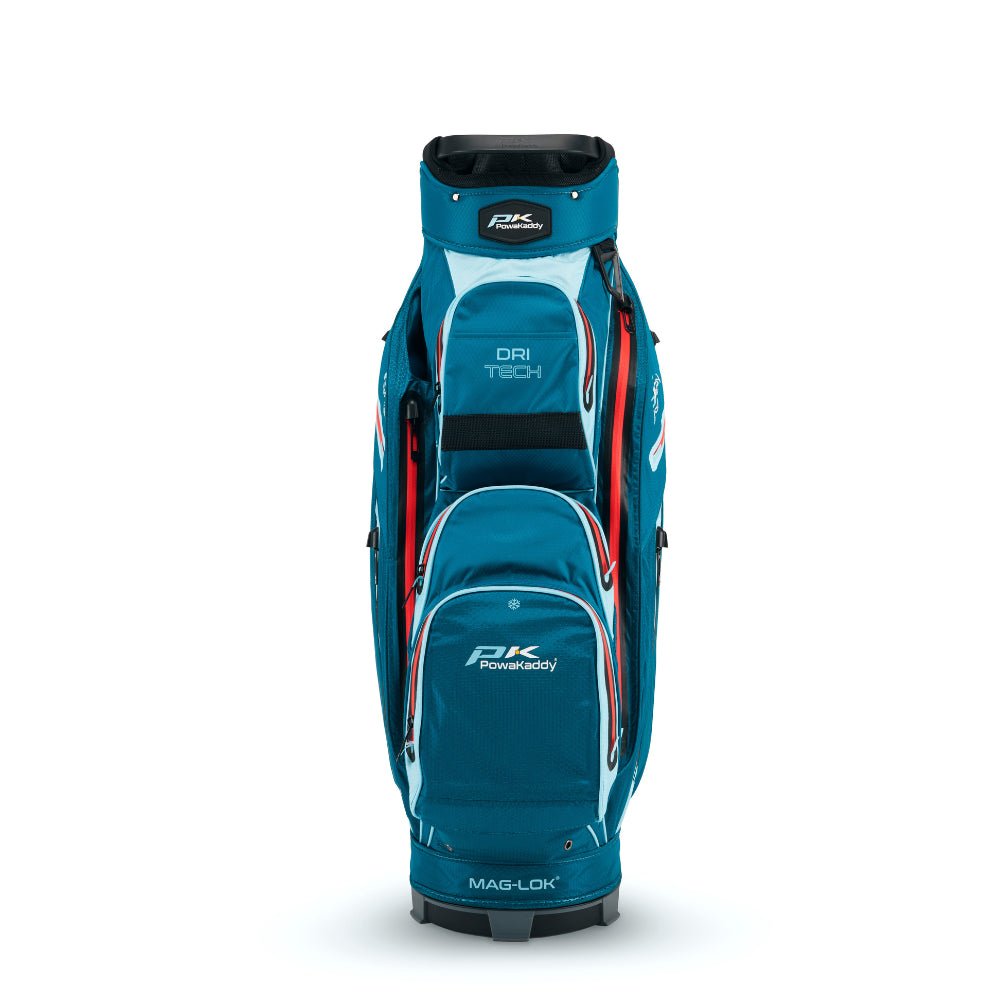 Powakaddy 2024 Dri Tech Cart Bag - Blue / Baby Blue / Red - PowaKaddy
