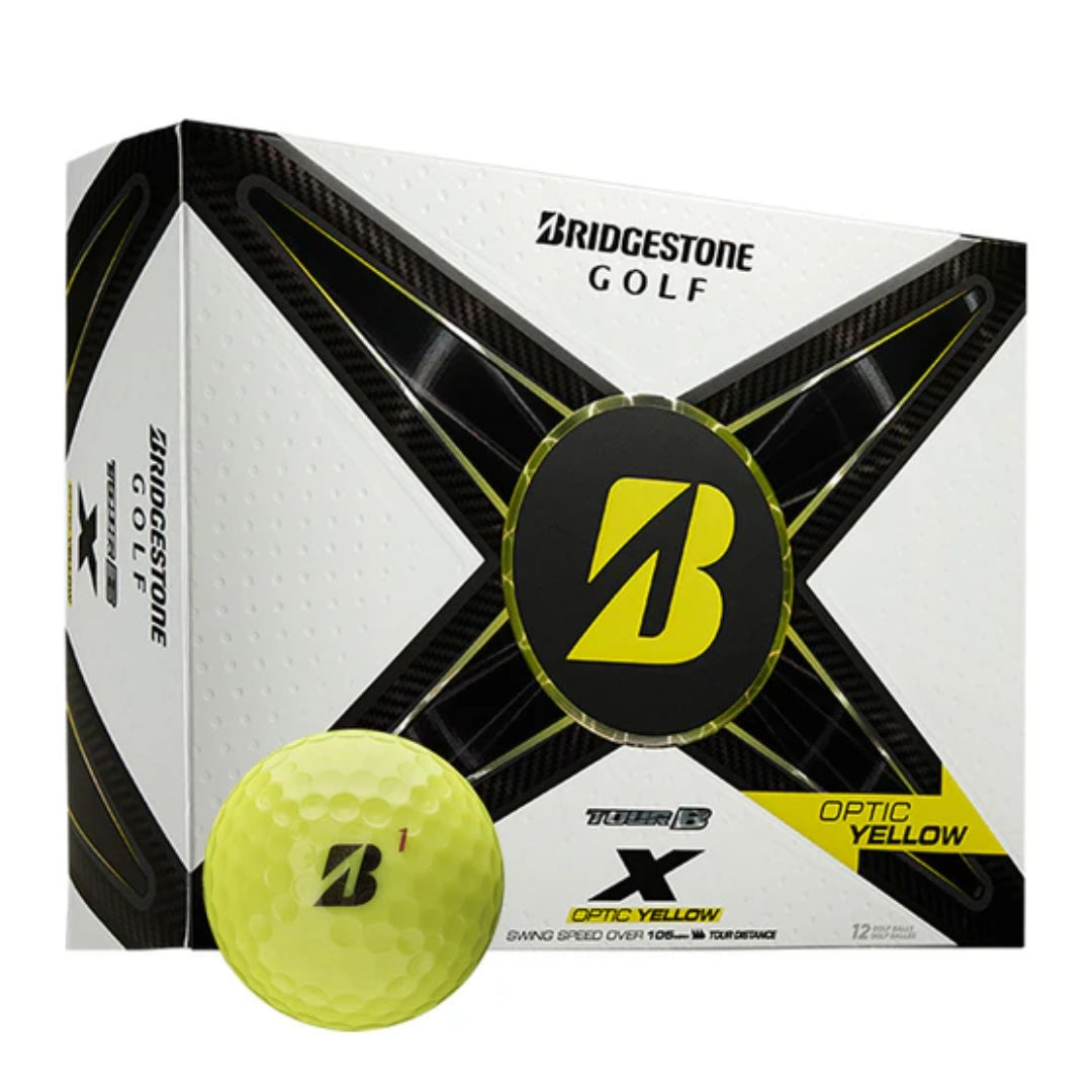 Bridgestone Tour B X Yellow Golf Balls
