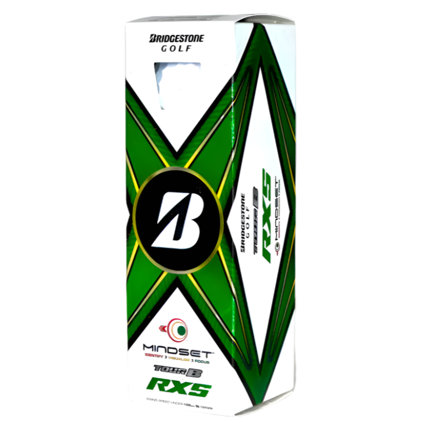 Bridgestone Tour B RXS MindSet Golf Balls (3 Ball Sleeve)