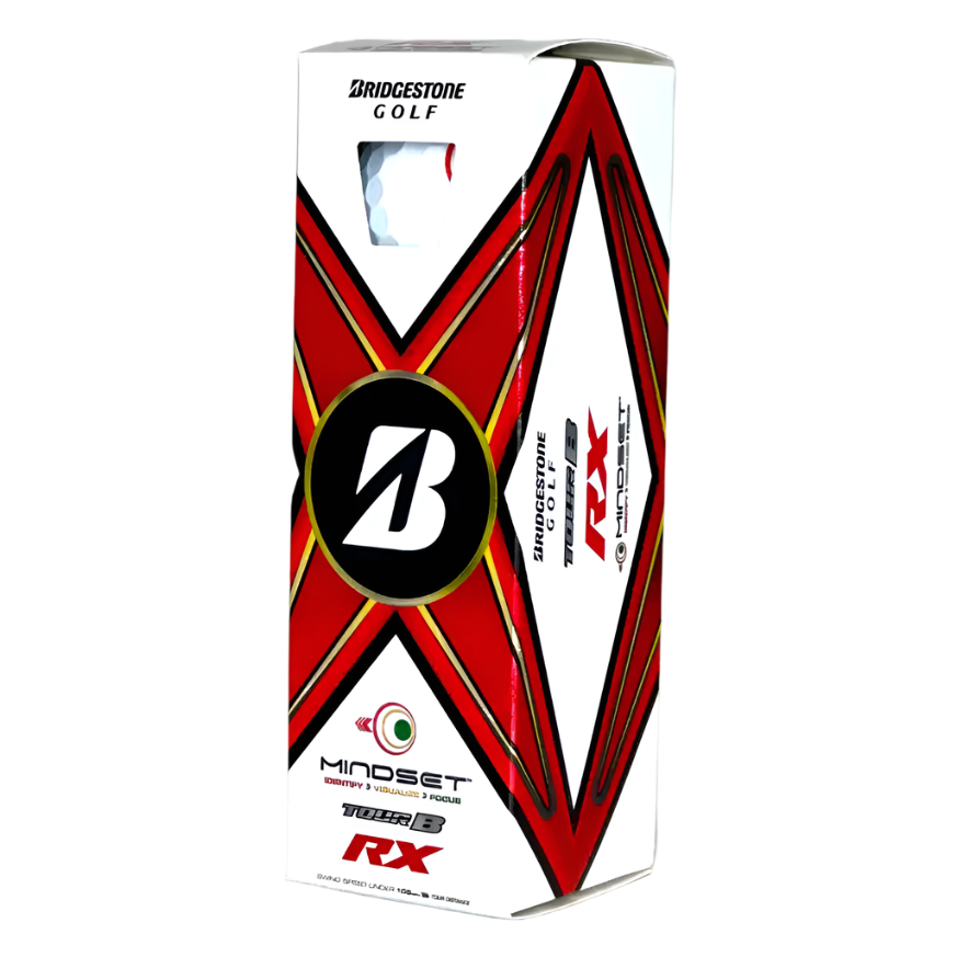 Bridgestone Tour B RX MindSet Golf Balls (3 Ball Sleeve)